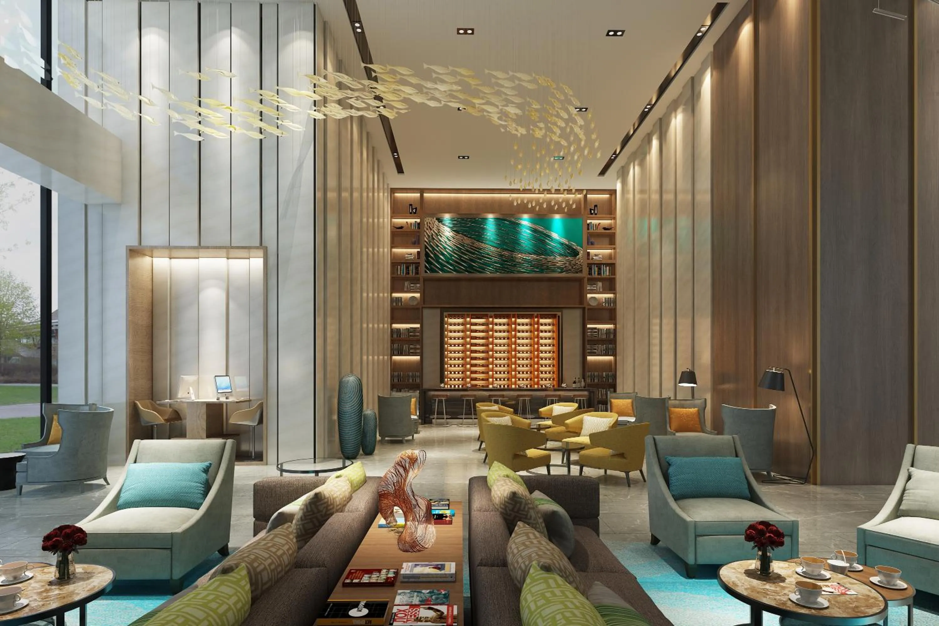 Lounge or bar, Seating Area in Novotel Rizhao Suning