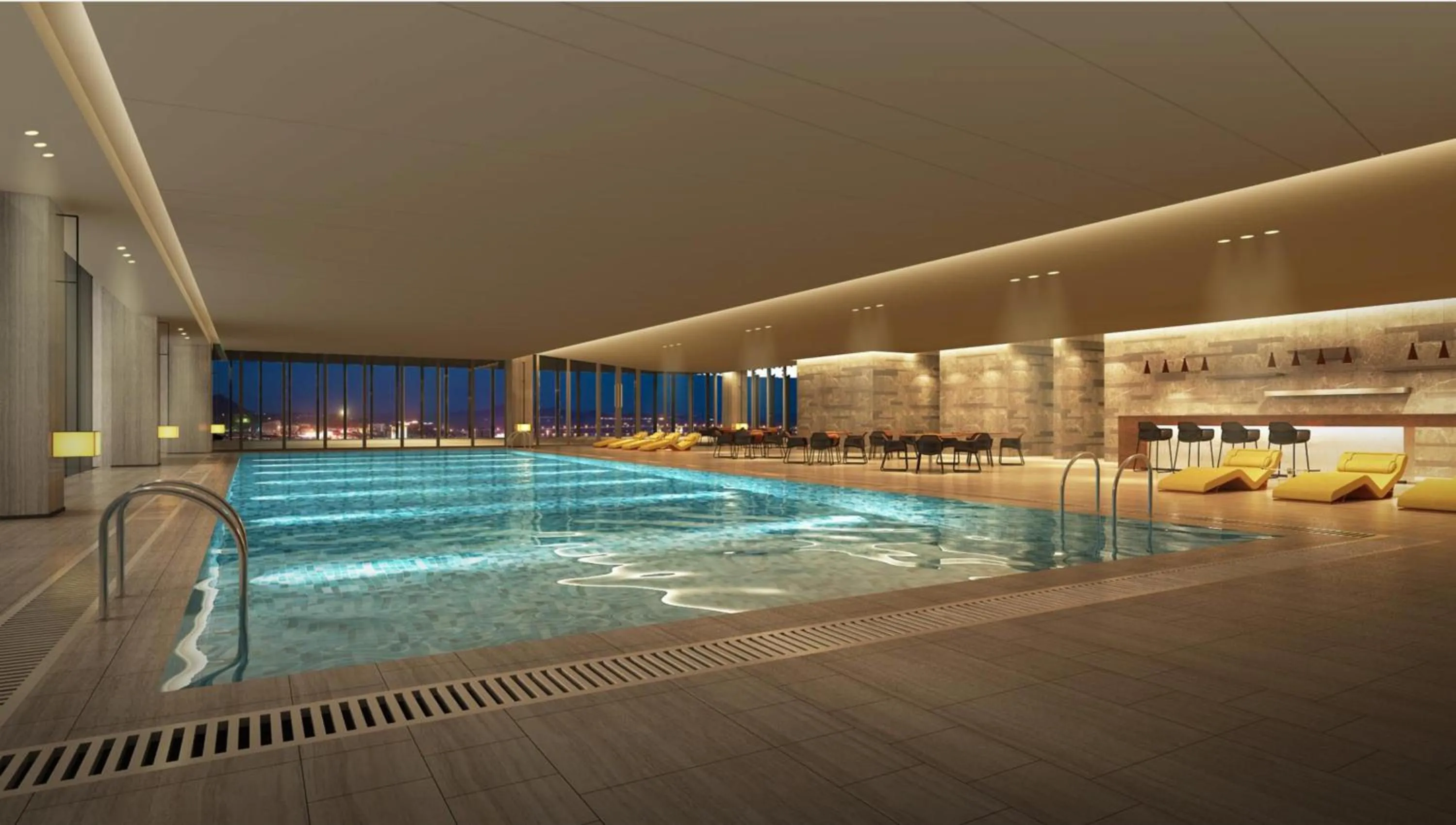 Swimming Pool in Novotel Rizhao Suning