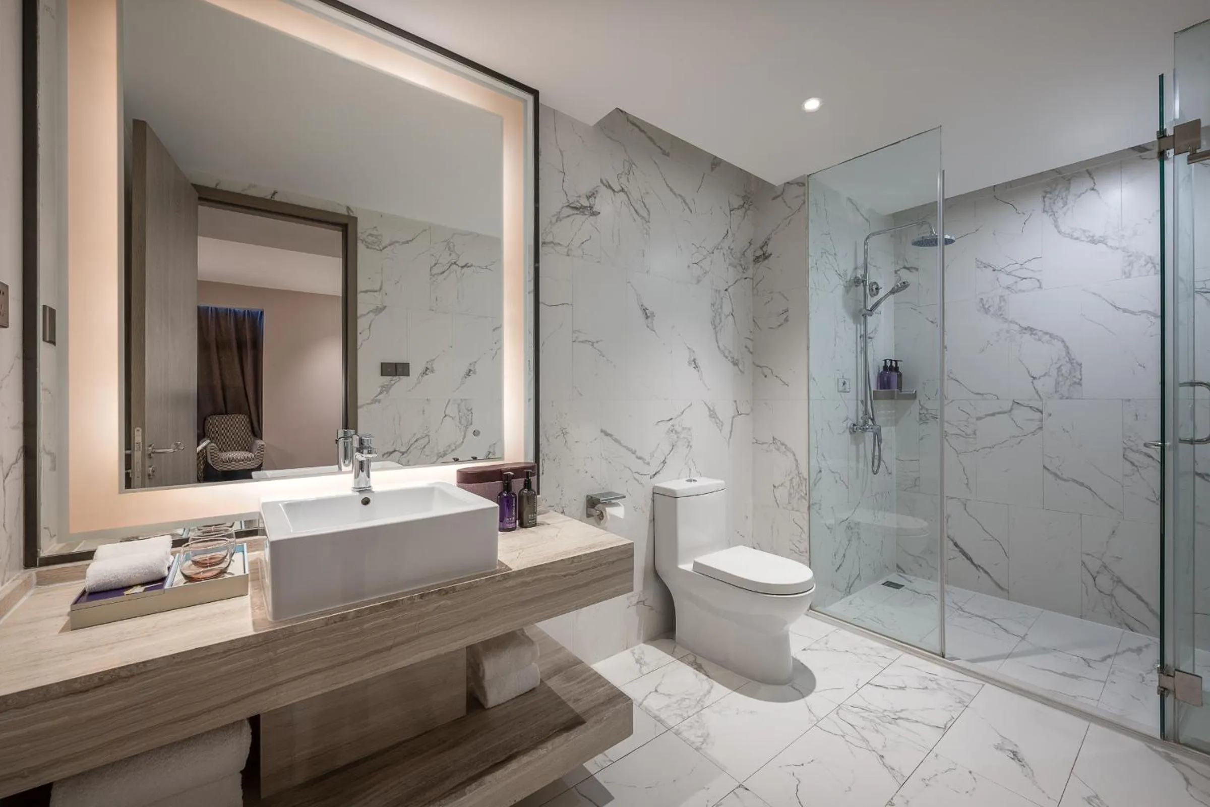 Toilet in Mercure Shanghai Hongqiao South