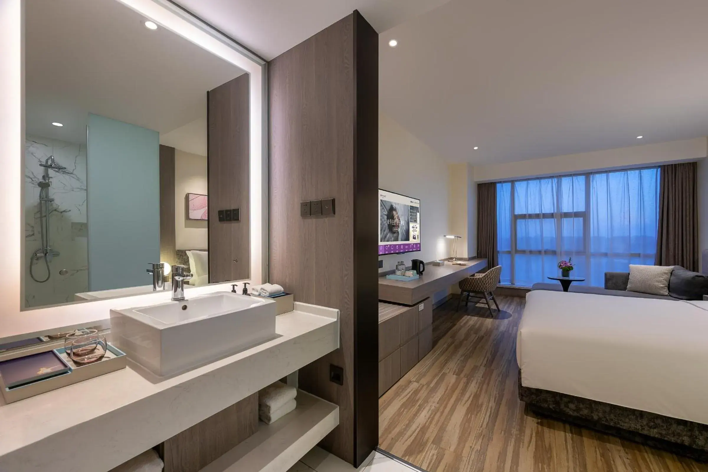 Bed in Mercure Shanghai Hongqiao South Bed in Mercure Shanghai Hongqiao South