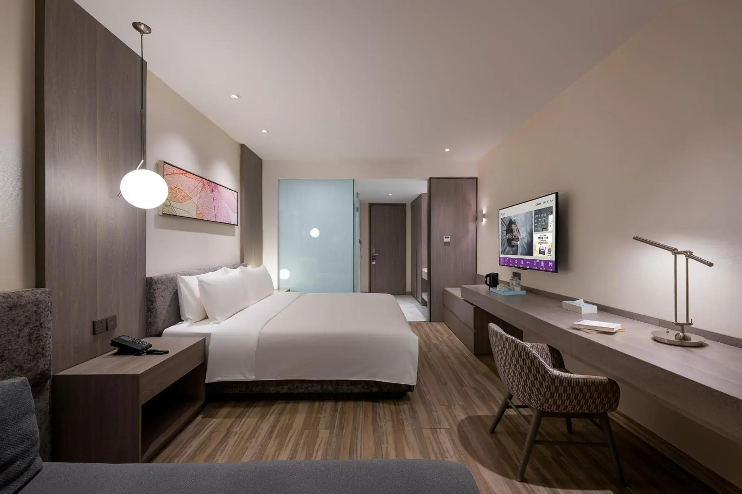 Bed in Mercure Shanghai Hongqiao South Bed in Mercure Shanghai Hongqiao South