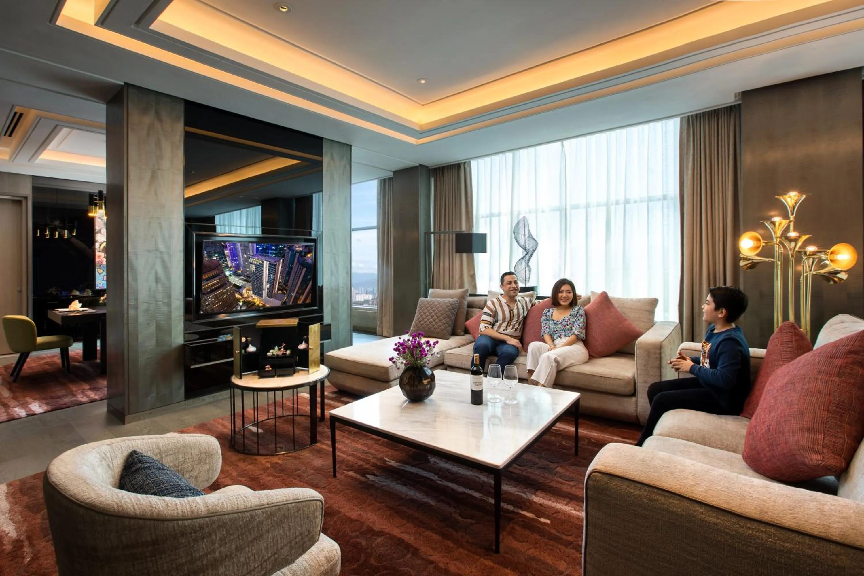 Living room in Sofitel Kuala Lumpur Damansara