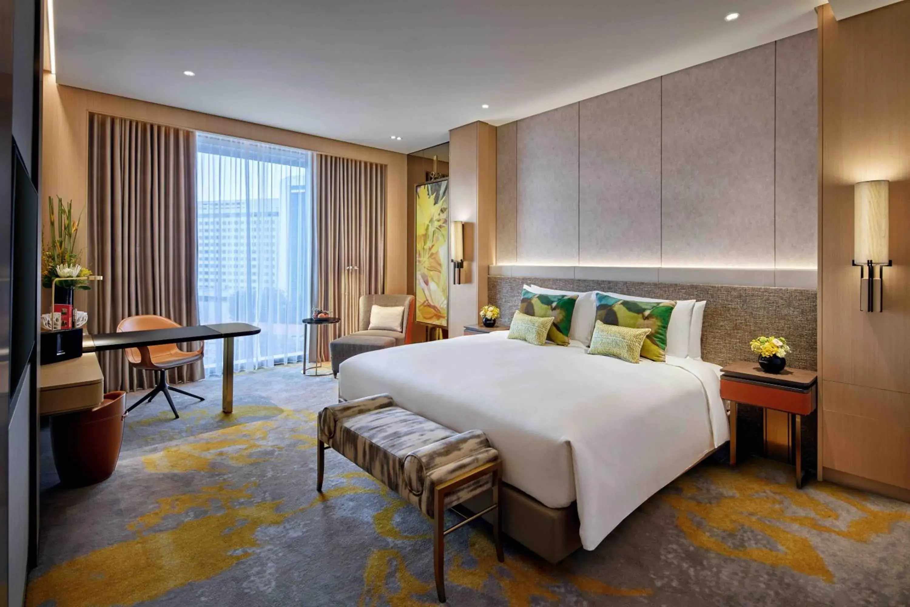 LUXURY CLUB ROOM, Club Millésime Access, 1 King Bed, Heritage or Pool View, High Floor in Sofitel Singapore City Centre LUXURY CLUB ROOM, Club Millésime Access, 1 King Bed, Heritage or Pool View, High Floor in Sofitel Singapore City Centre