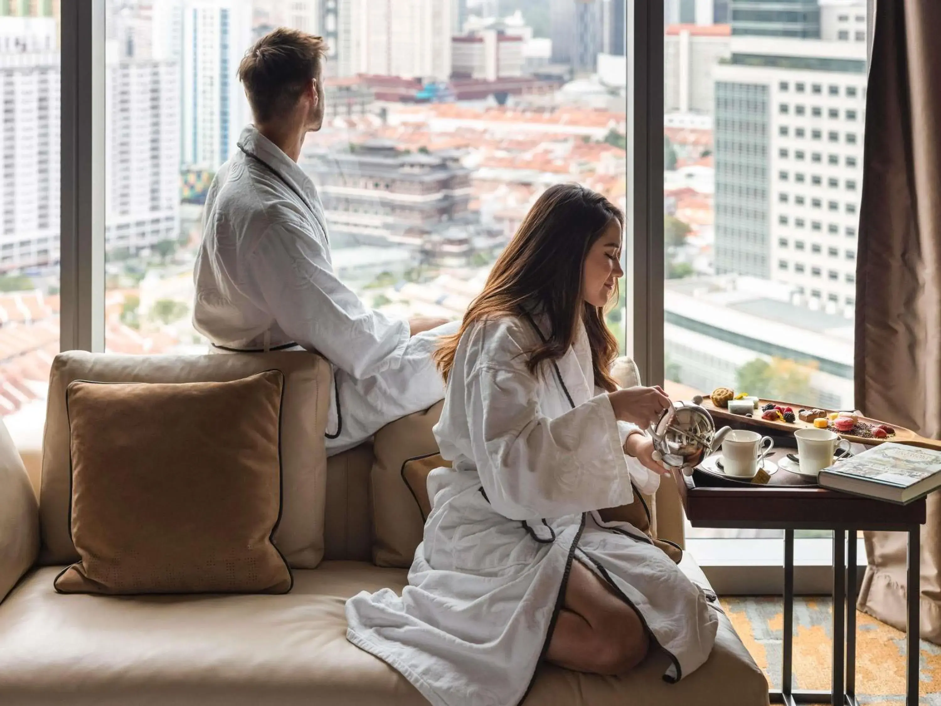 Bedroom in Sofitel Singapore City Centre Bedroom in Sofitel Singapore City Centre