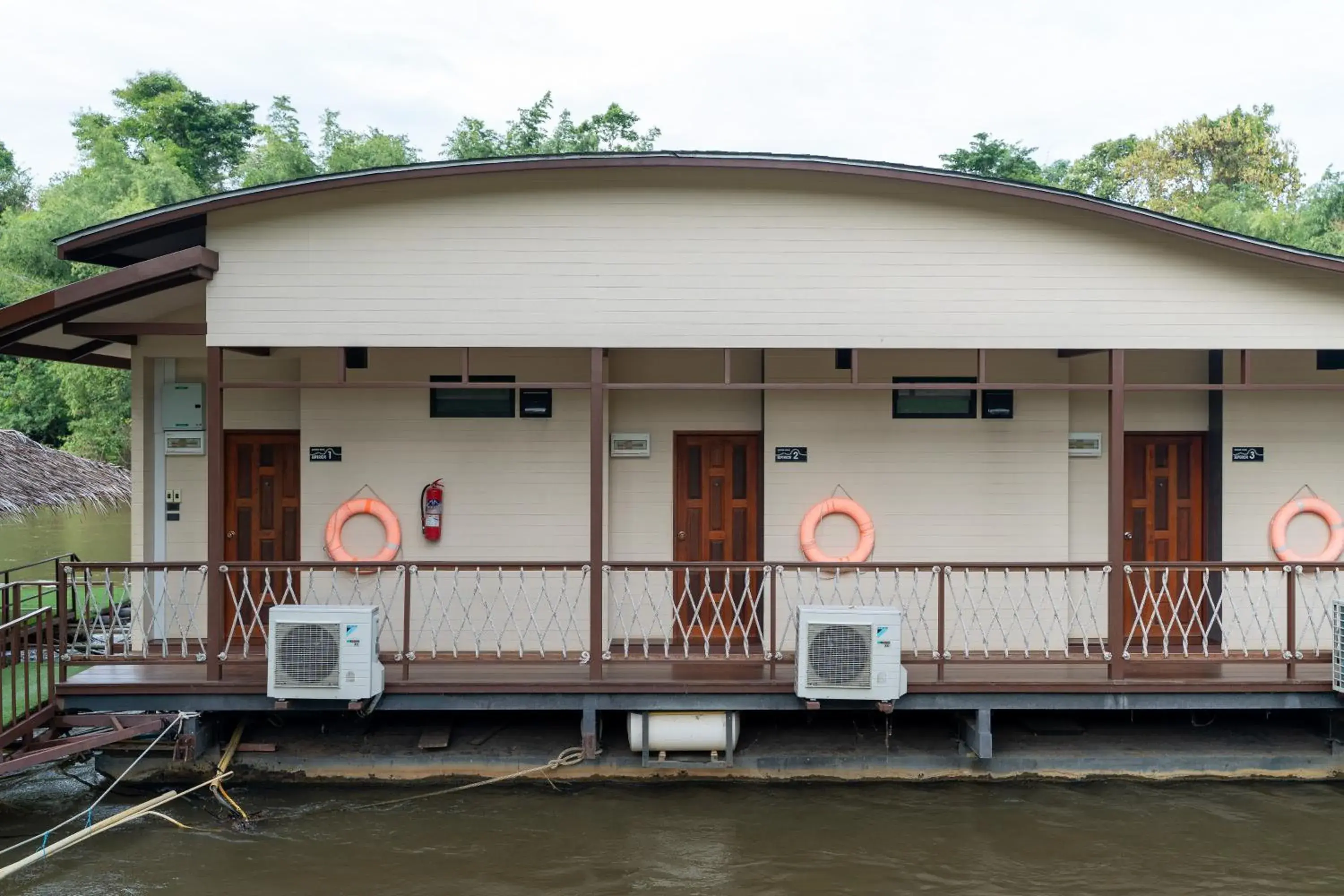 Property building in Binlha Raft Resort Property building in Binlha Raft Resort