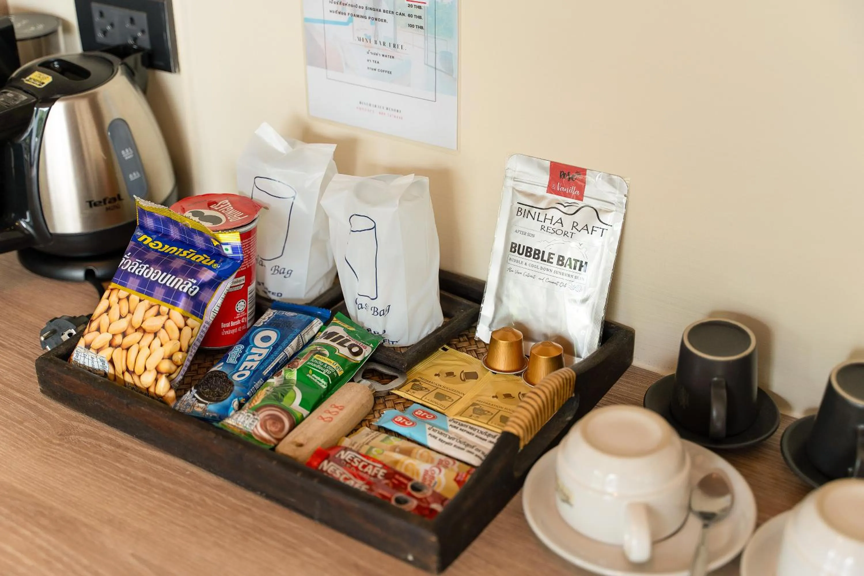 Coffee/tea facilities in Binlha Raft Resort