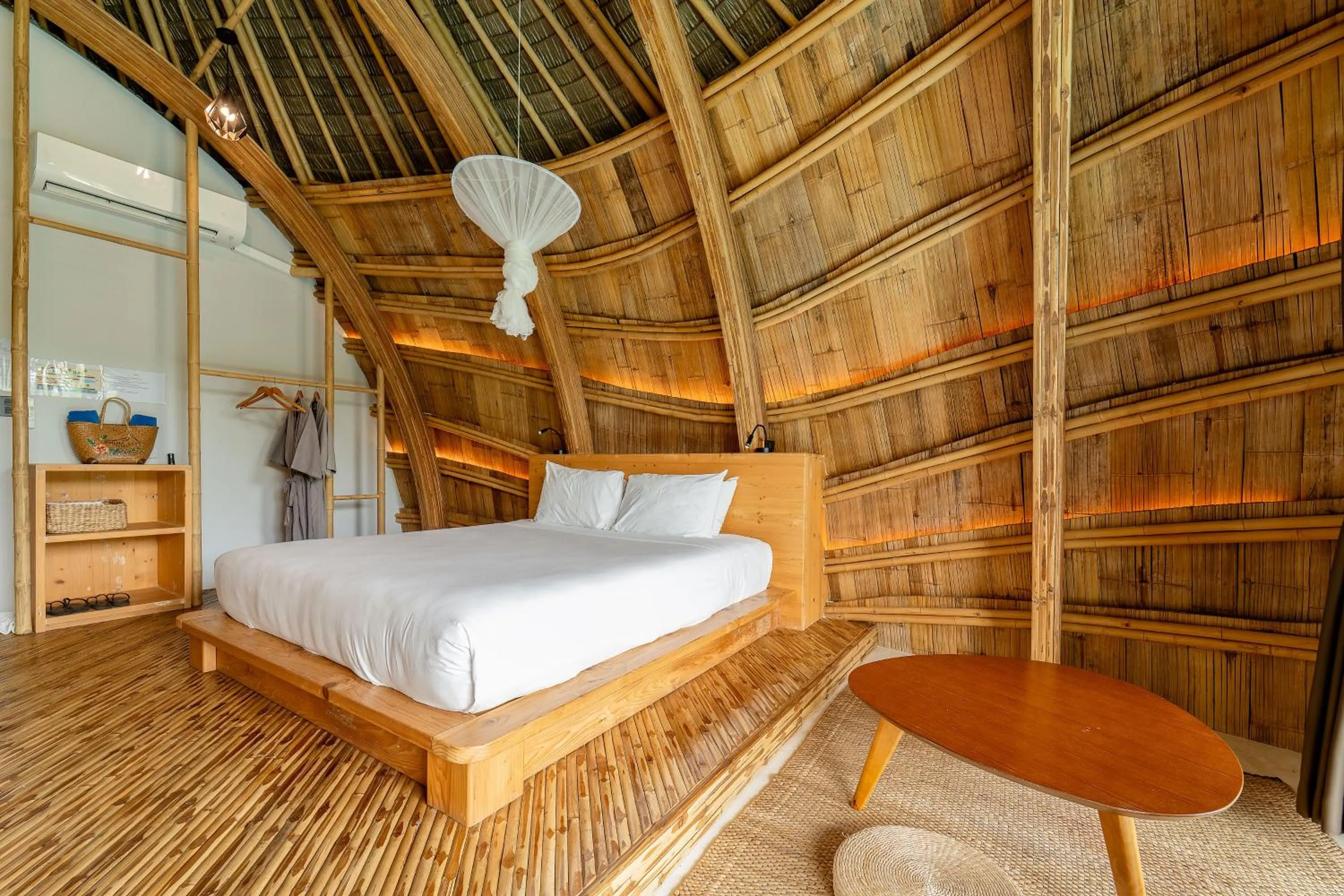 Bed in Binlha Raft Resort