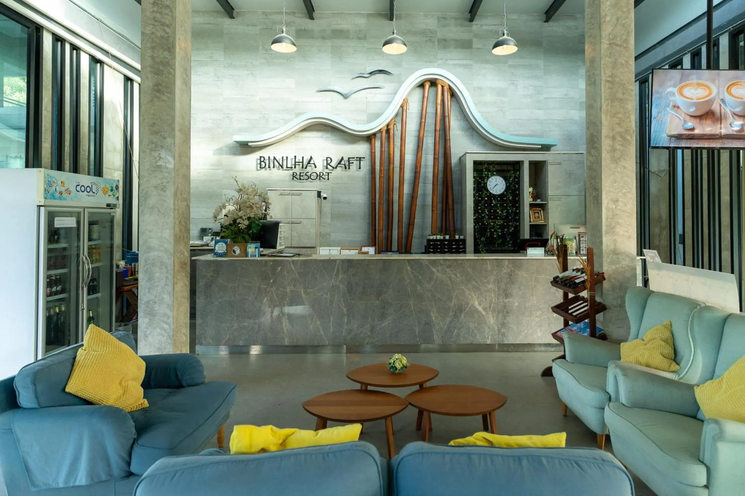 Lobby or reception in Binlha Raft Resort Lobby or reception in Binlha Raft Resort