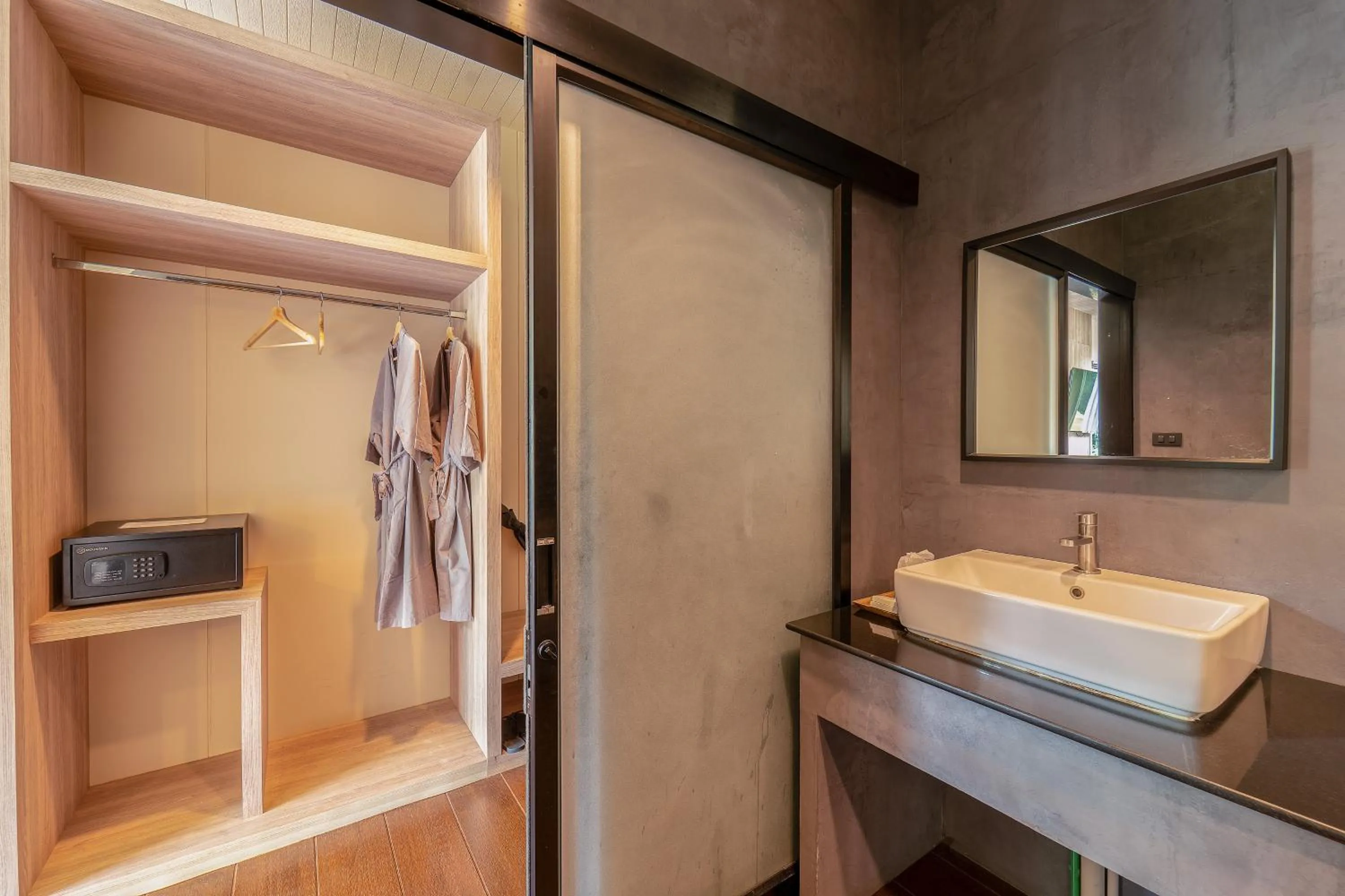 Bathroom in Binlha Raft Resort