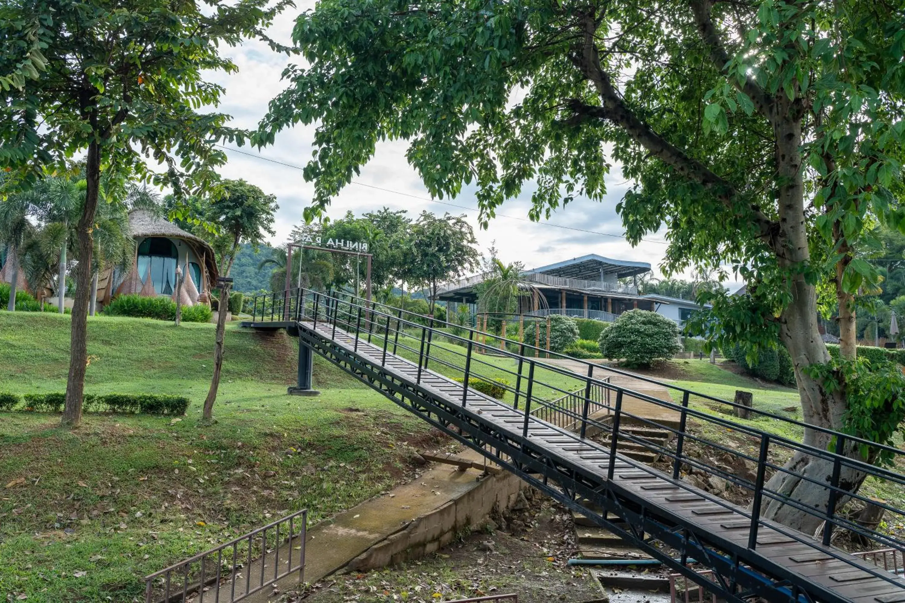 Property building in Binlha Raft Resort Property building in Binlha Raft Resort
