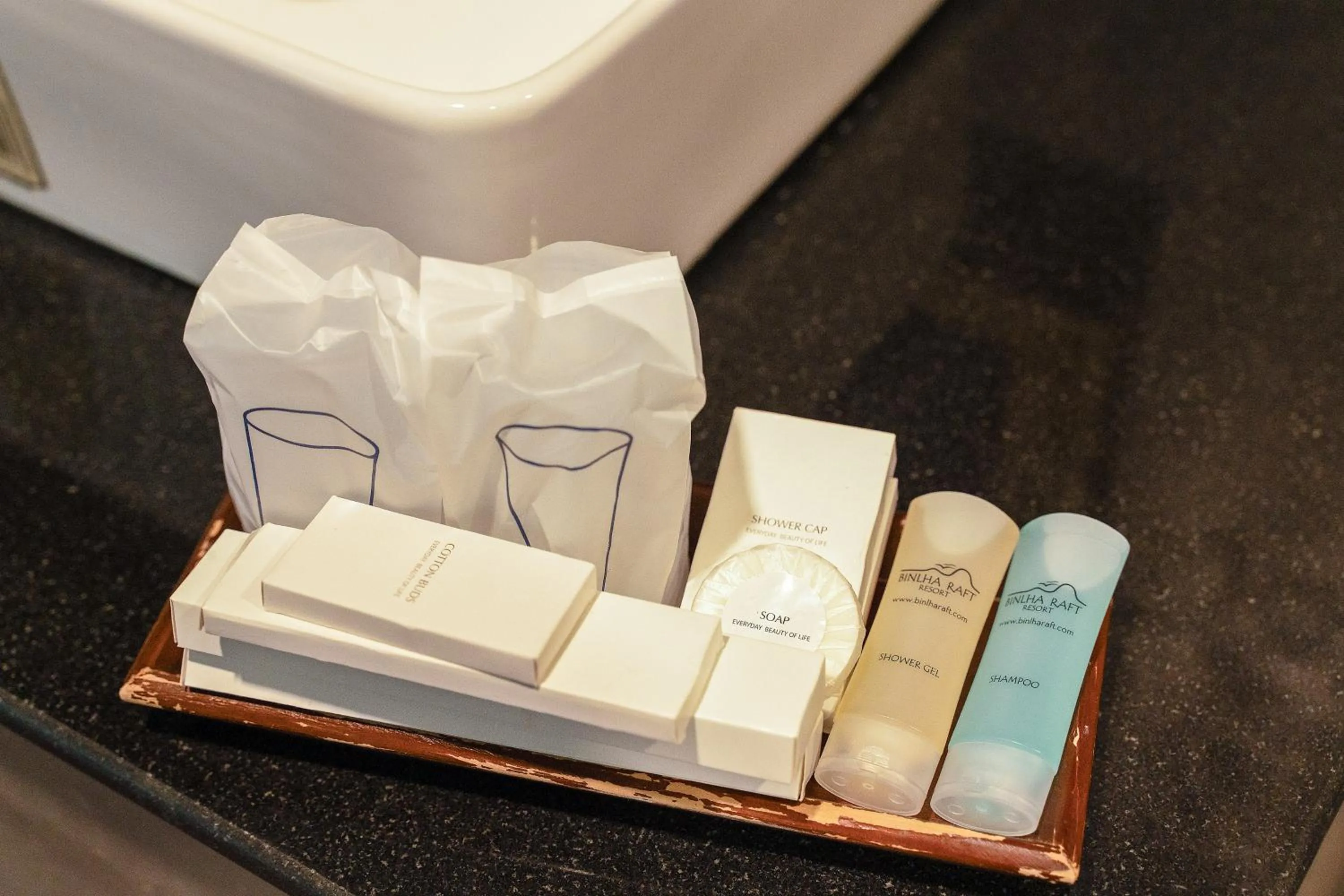 Bathroom in Binlha Raft Resort