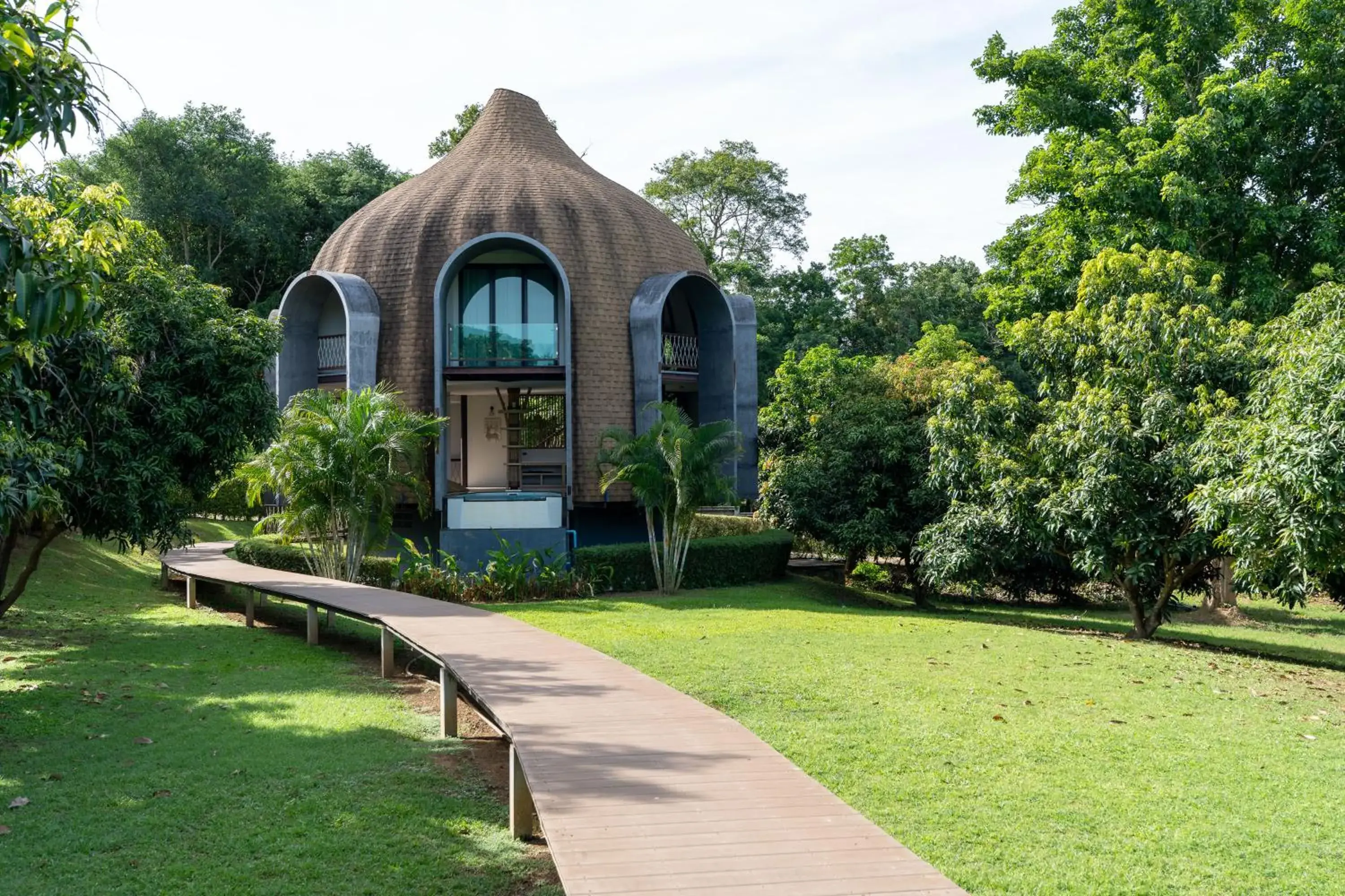 Property building in Binlha Raft Resort Property building in Binlha Raft Resort