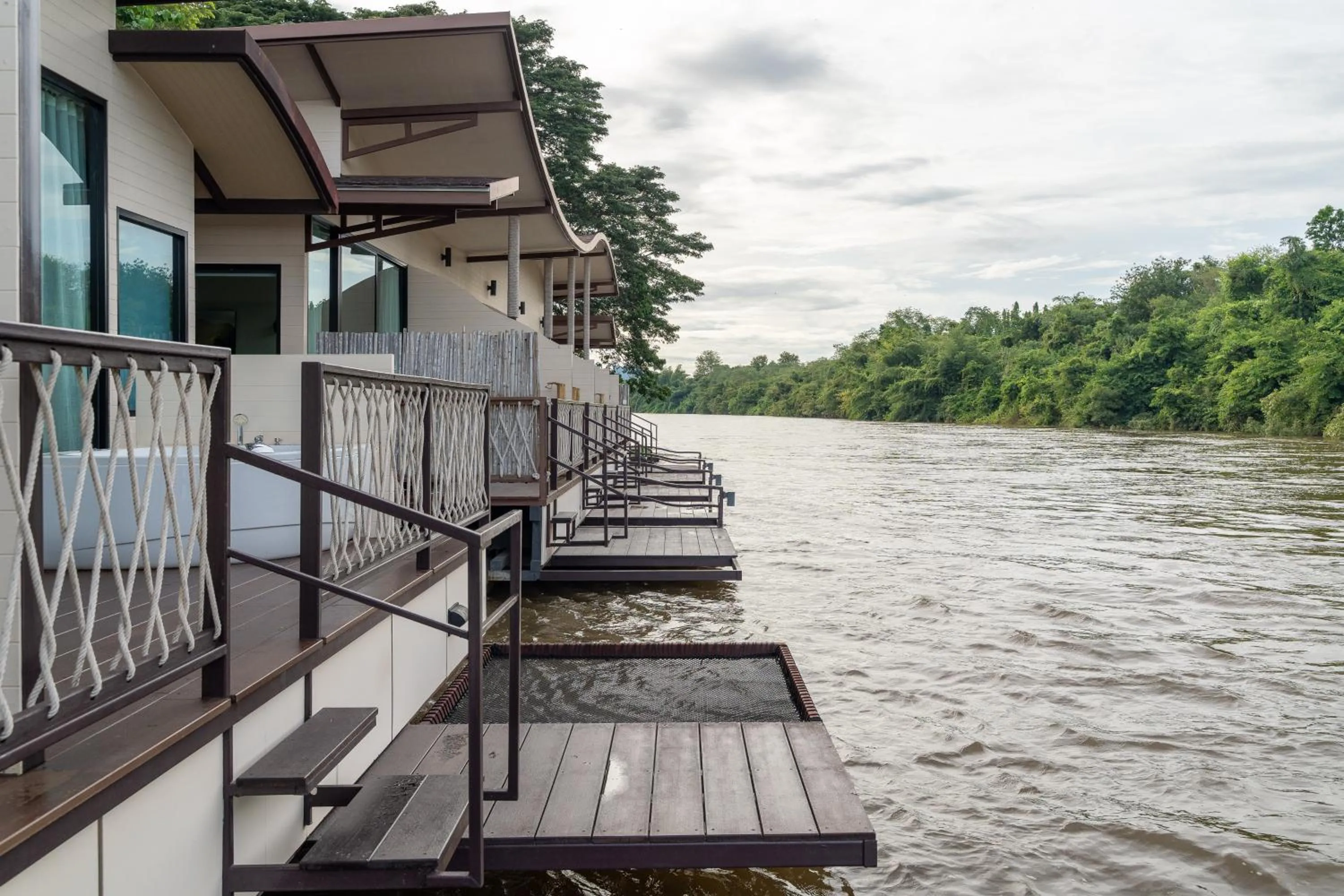Natural landscape in Binlha Raft Resort