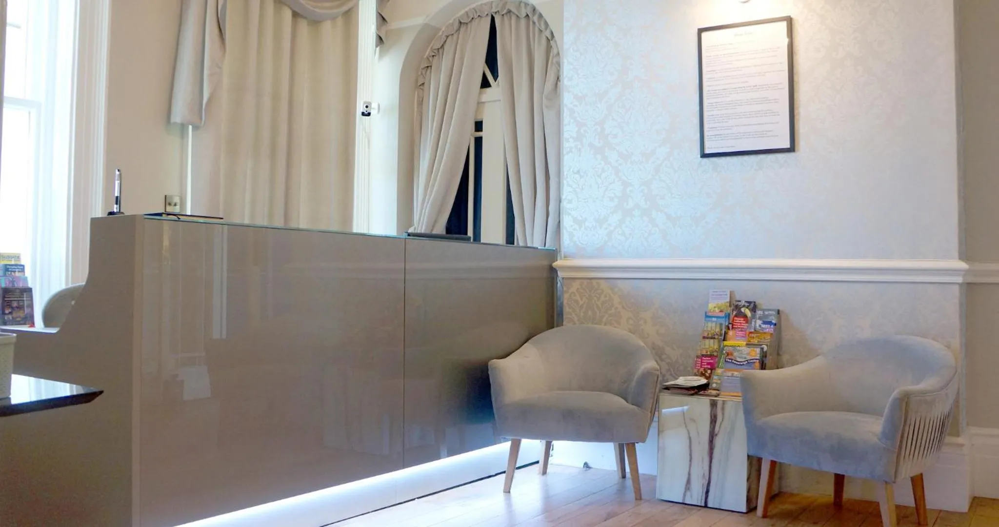 Lobby or reception in The Pier Hotel