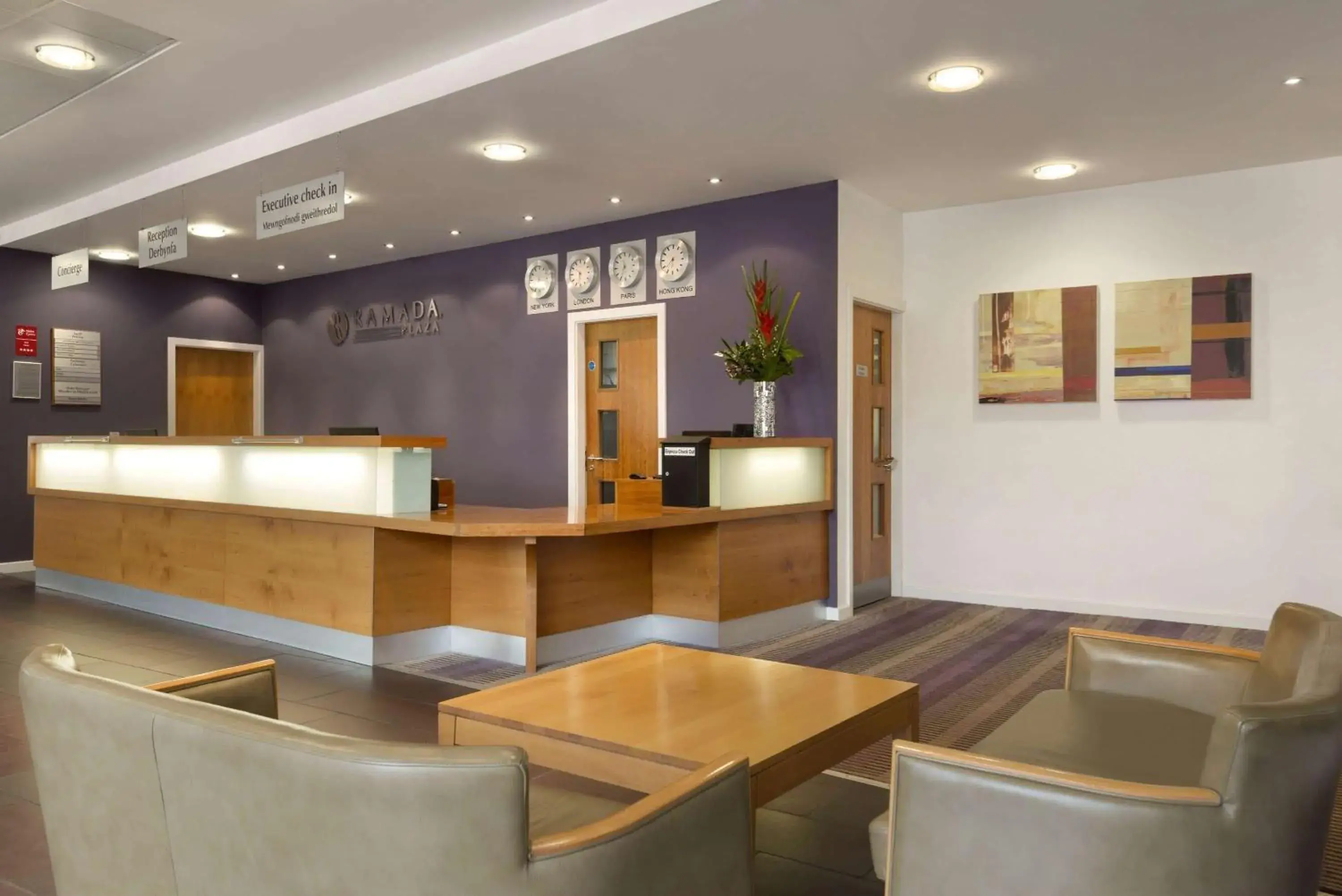 Lobby or reception in Ramada Plaza Wrexham Lobby or reception in Ramada Plaza Wrexham