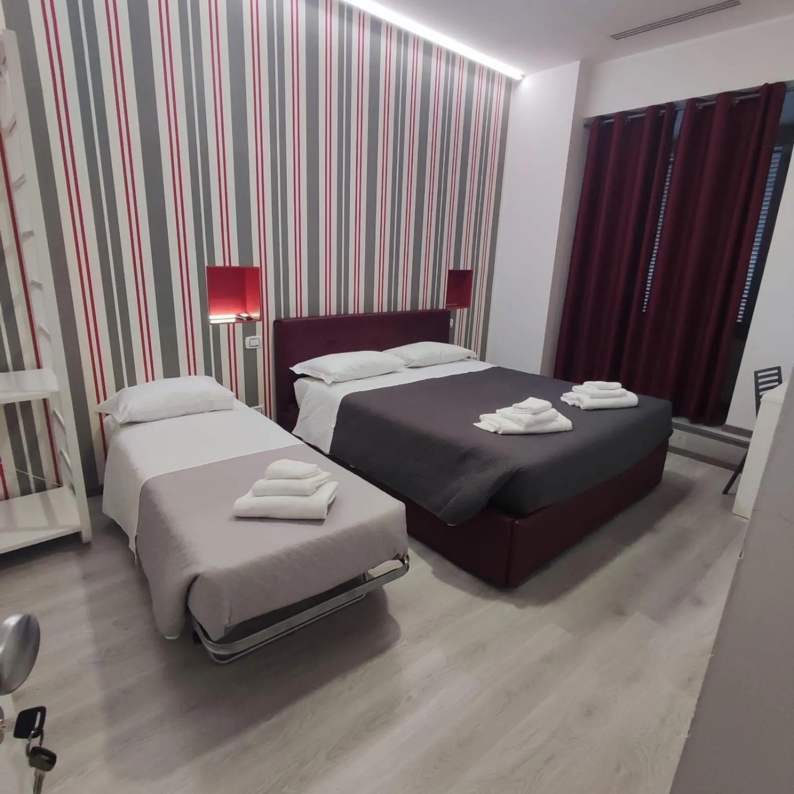 Bed in Sangiò Guest House