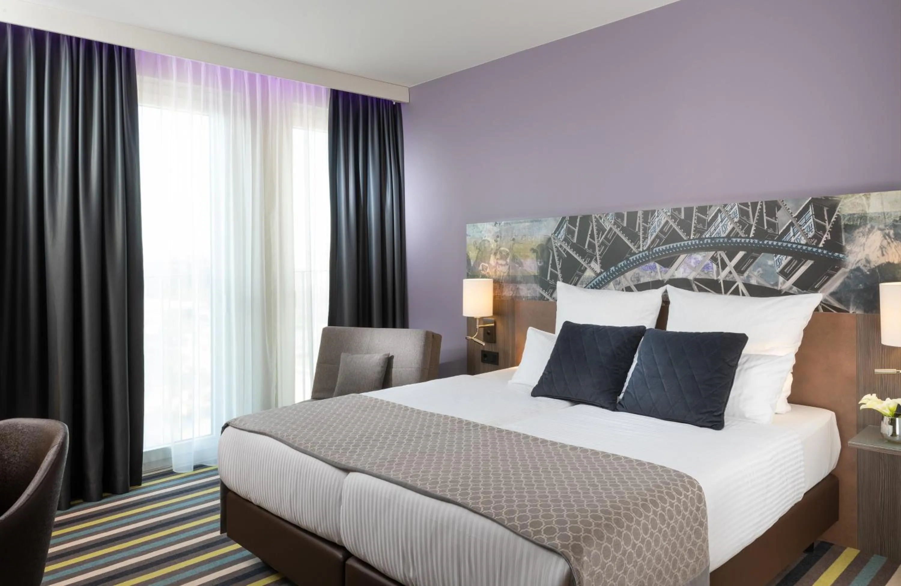 Bedroom, Bed in Leonardo Hotel Munich City East