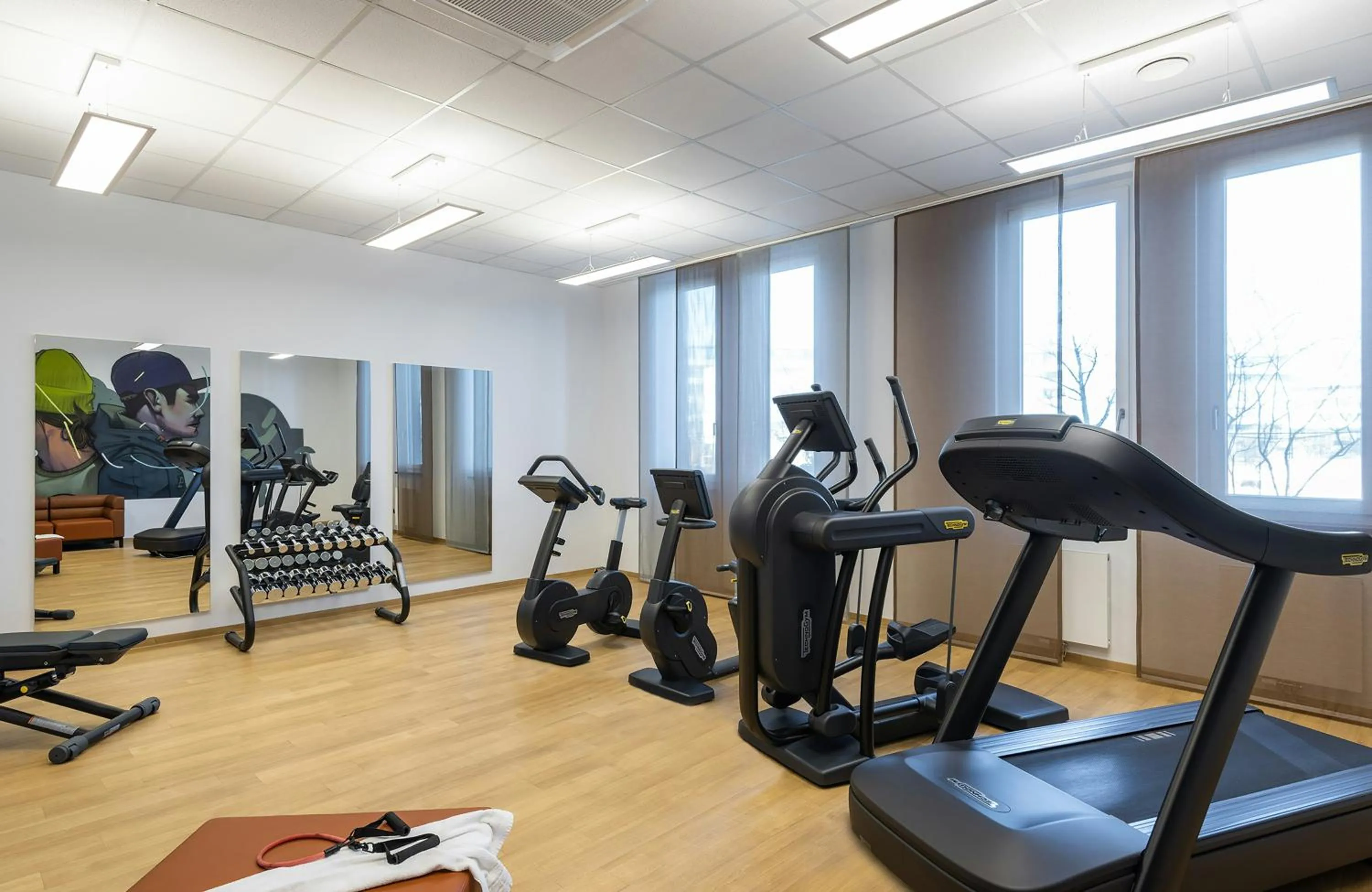 Fitness centre/facilities in Leonardo Hotel Munich City East