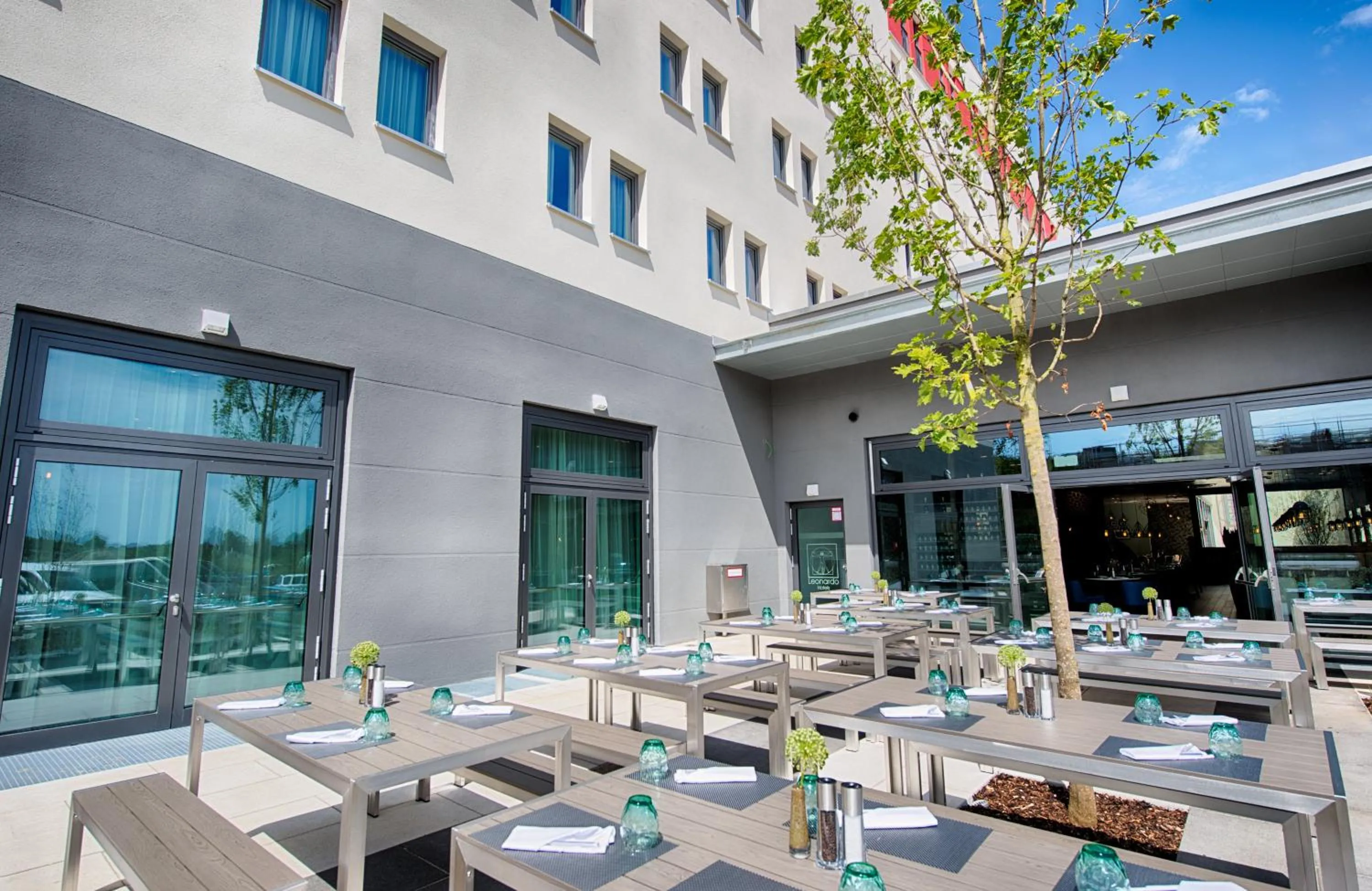Balcony/Terrace in Leonardo Hotel Munich City East