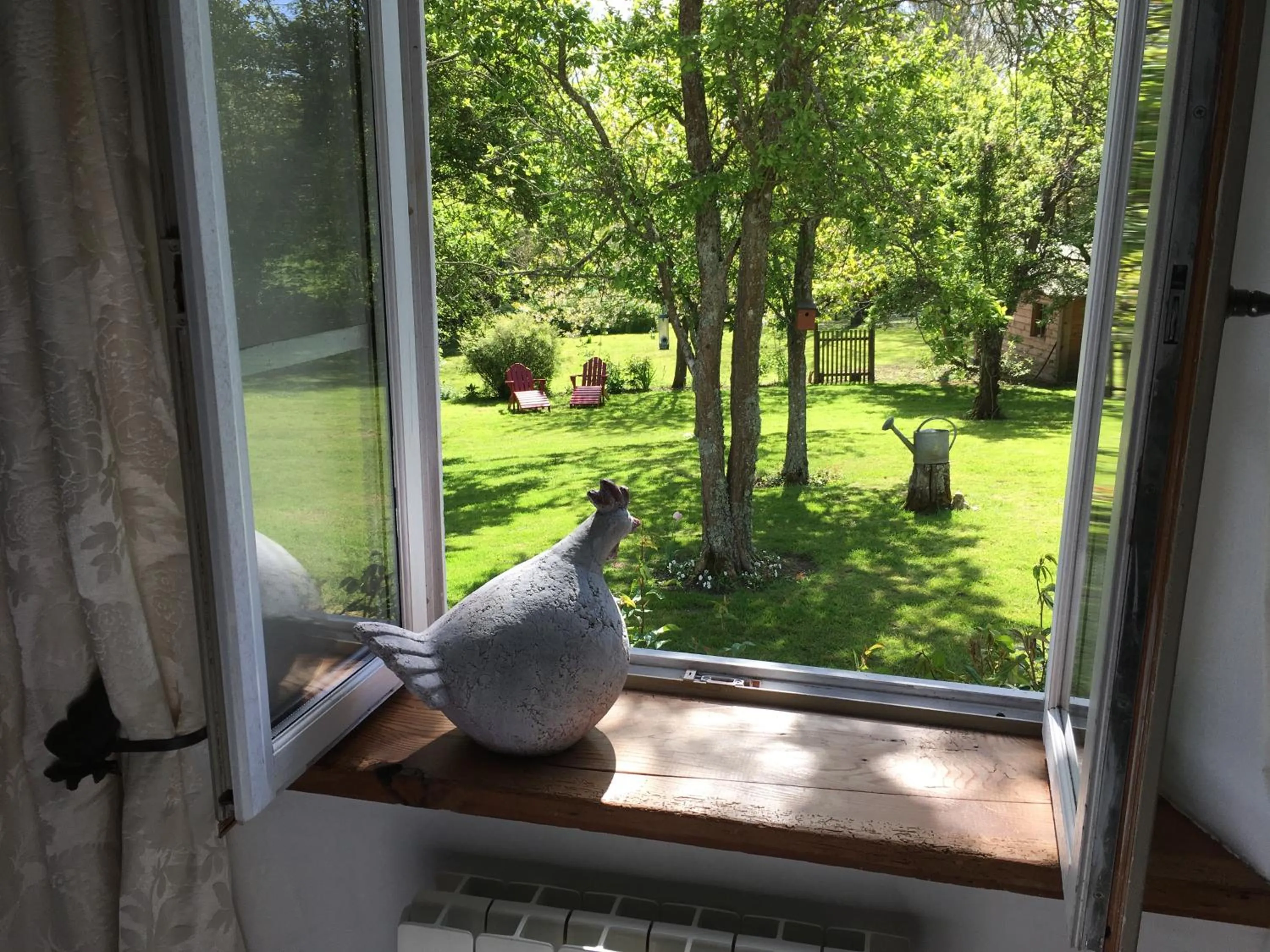 Garden view in Le Prince Gourmand