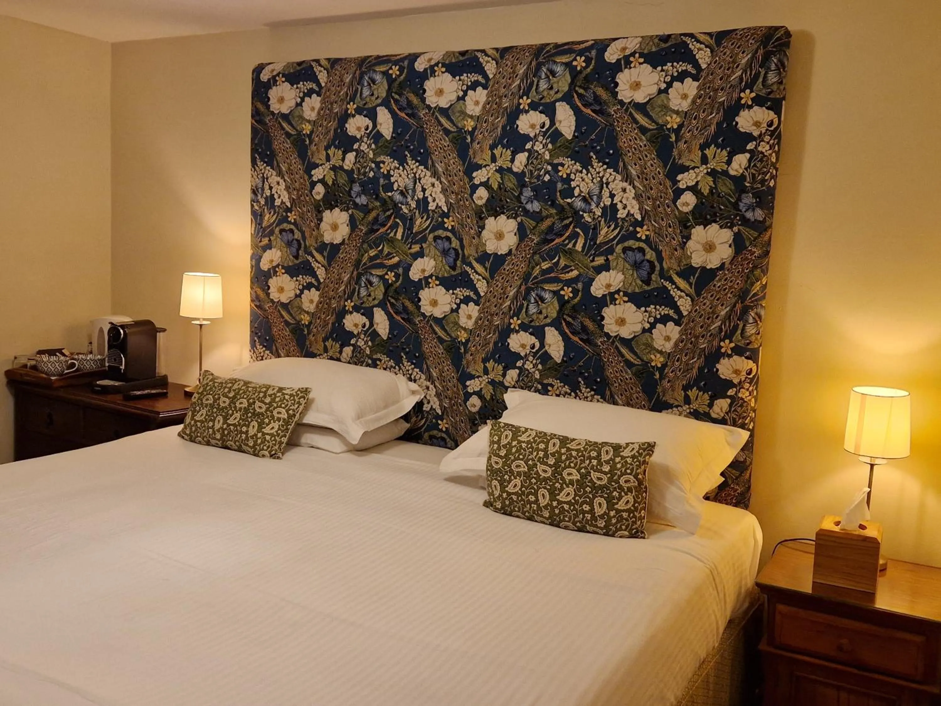 Bed in Y Branwen Restaurant & Rooms - Adult Only and Dog Friendly