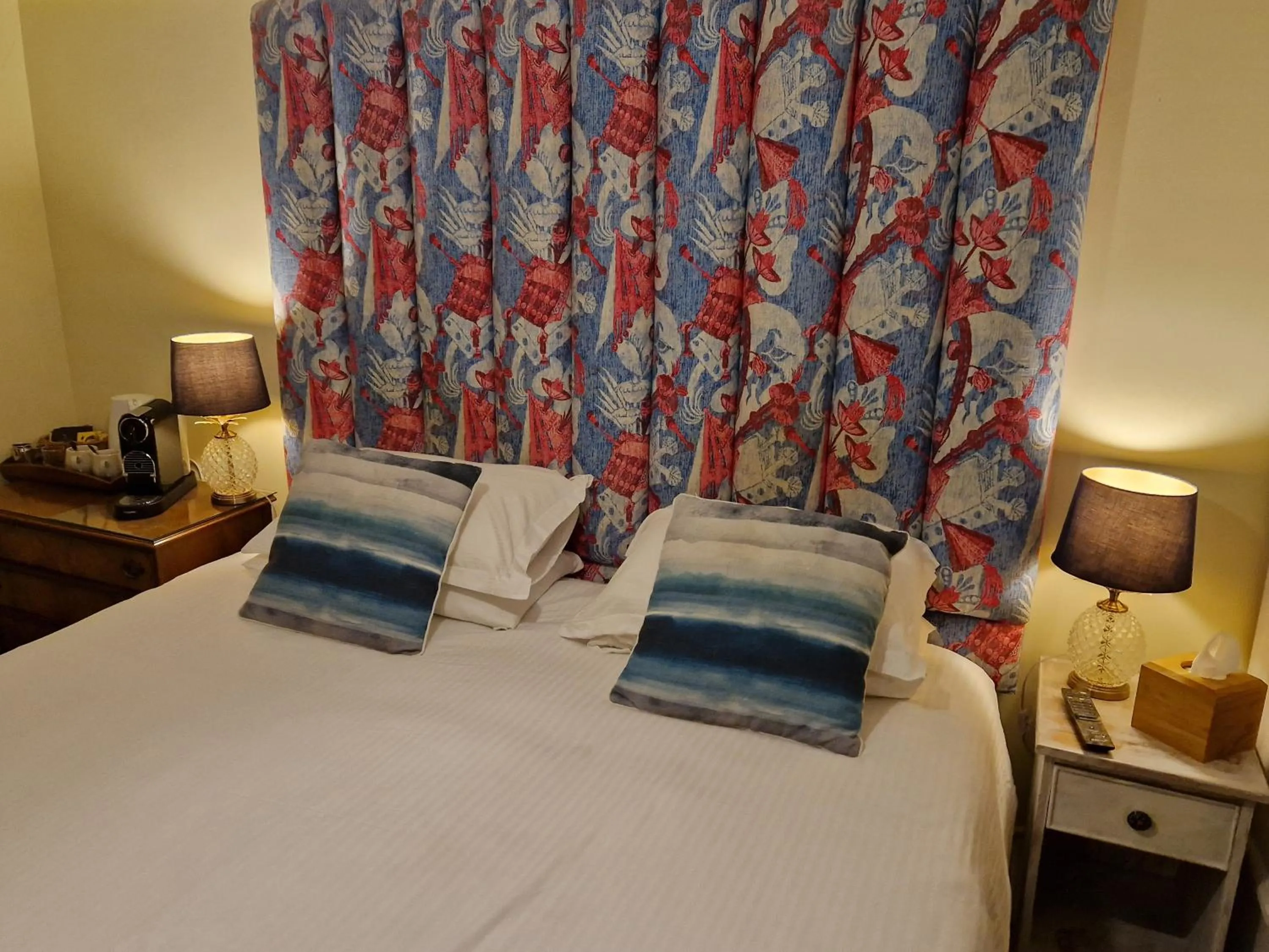 Bed in Y Branwen Restaurant & Rooms - Adult Only and Dog Friendly