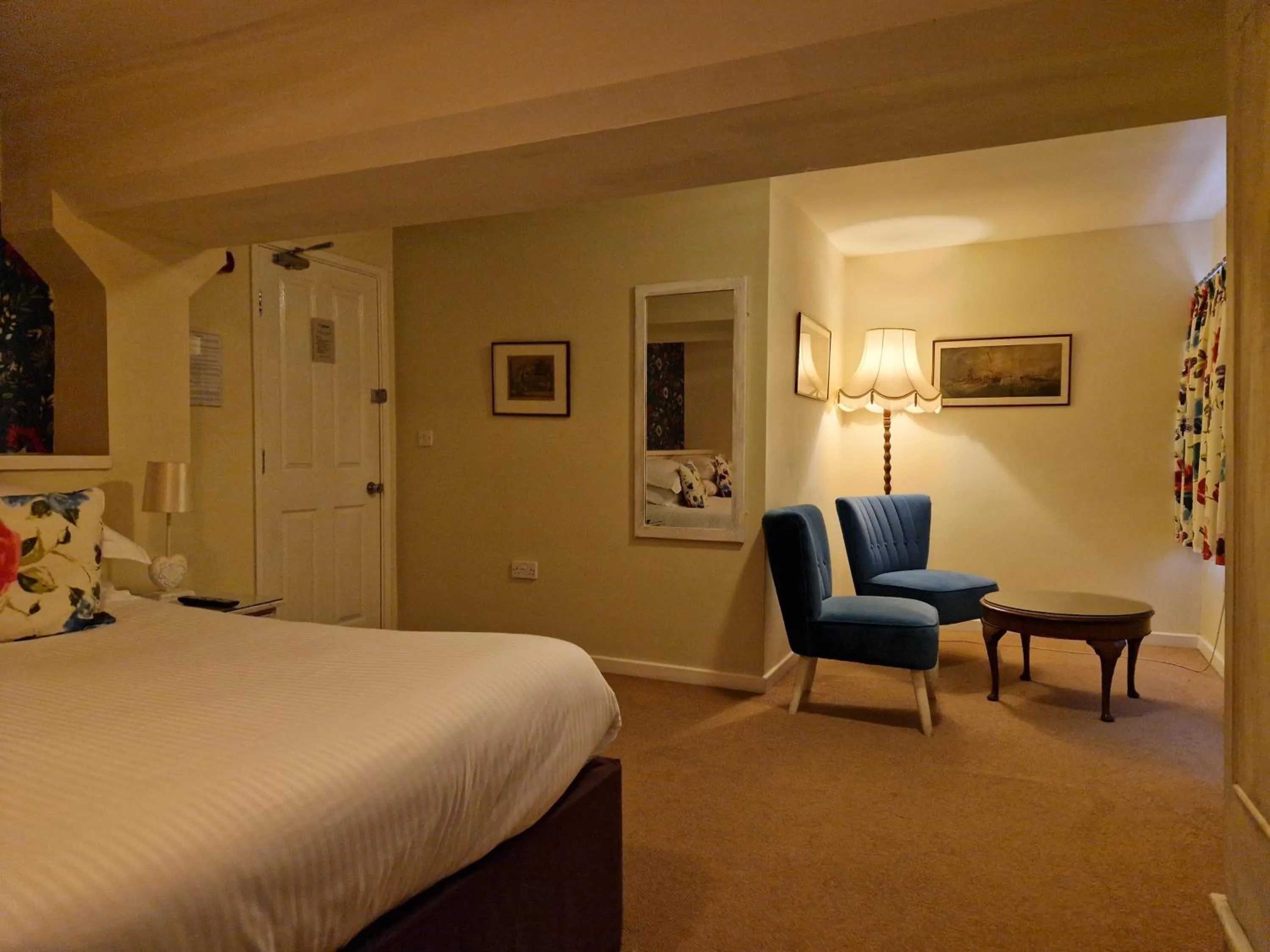 Bed in Y Branwen Restaurant & Rooms - Adult Only and Dog Friendly
