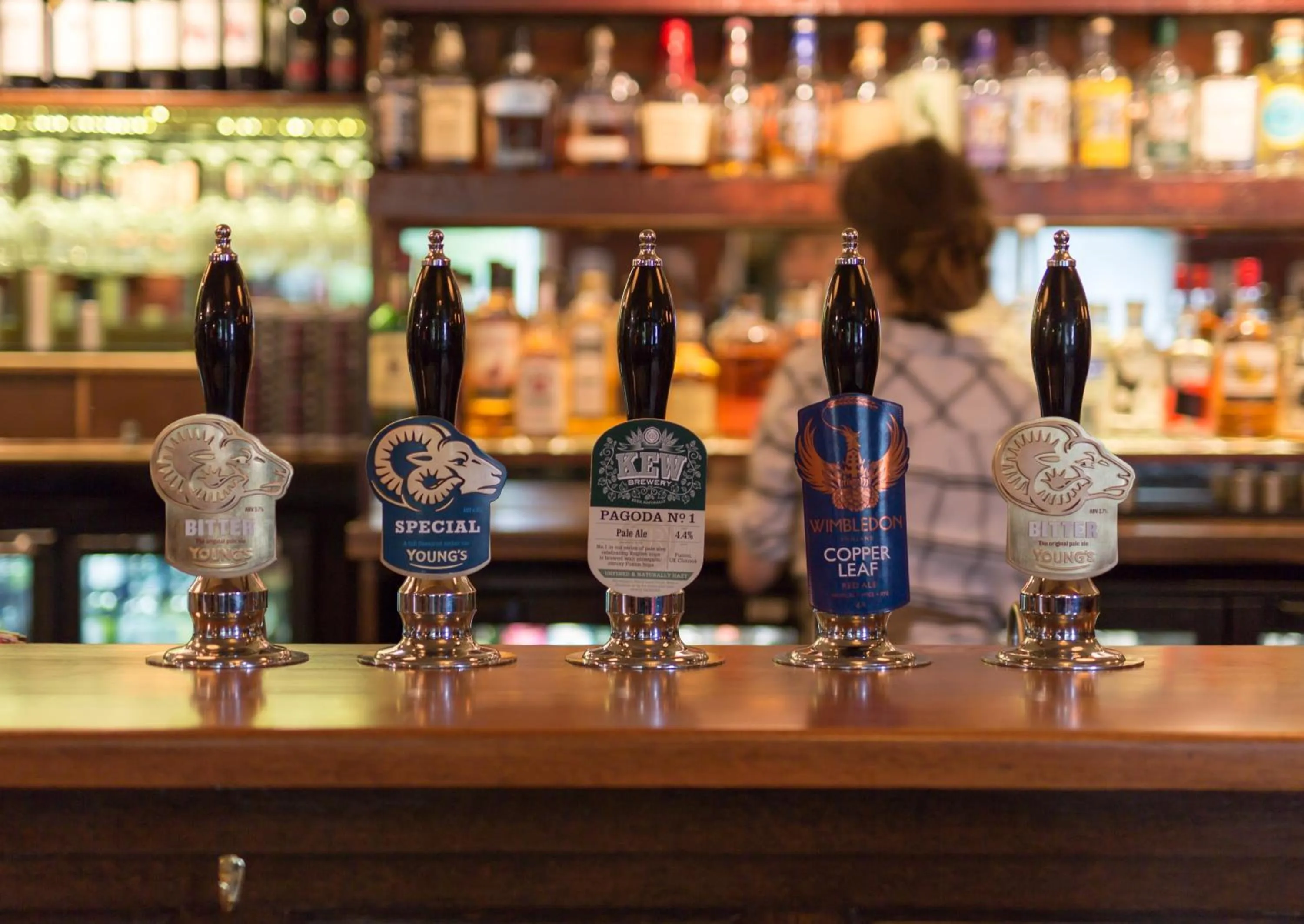 Alcoholic drinks in Coach & Horses Hotel