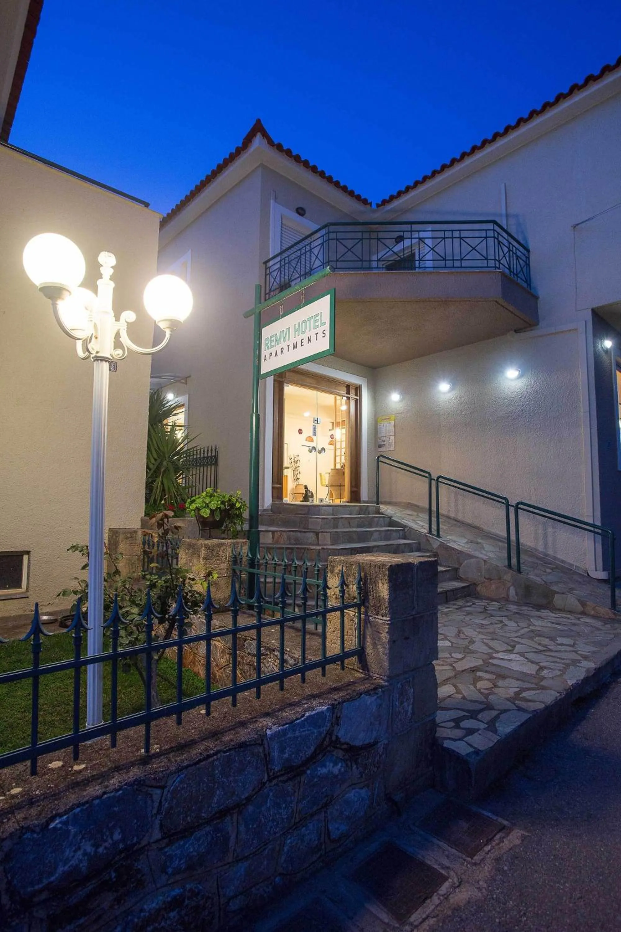 Facade/entrance in Remvi Hotel - Apartments
