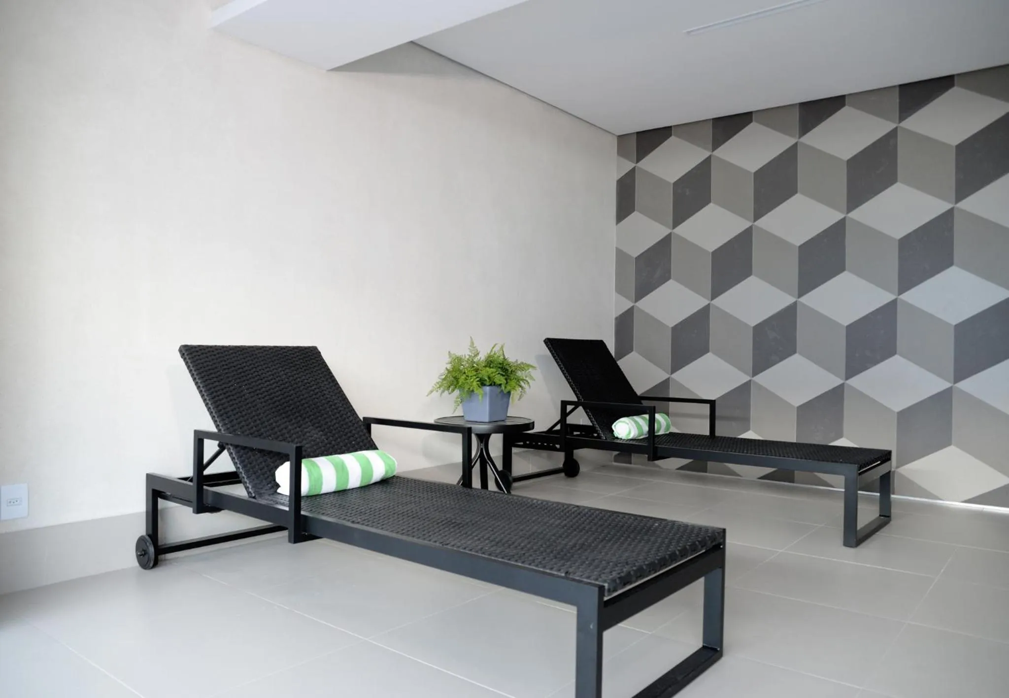 Seating area in Dubai Suites