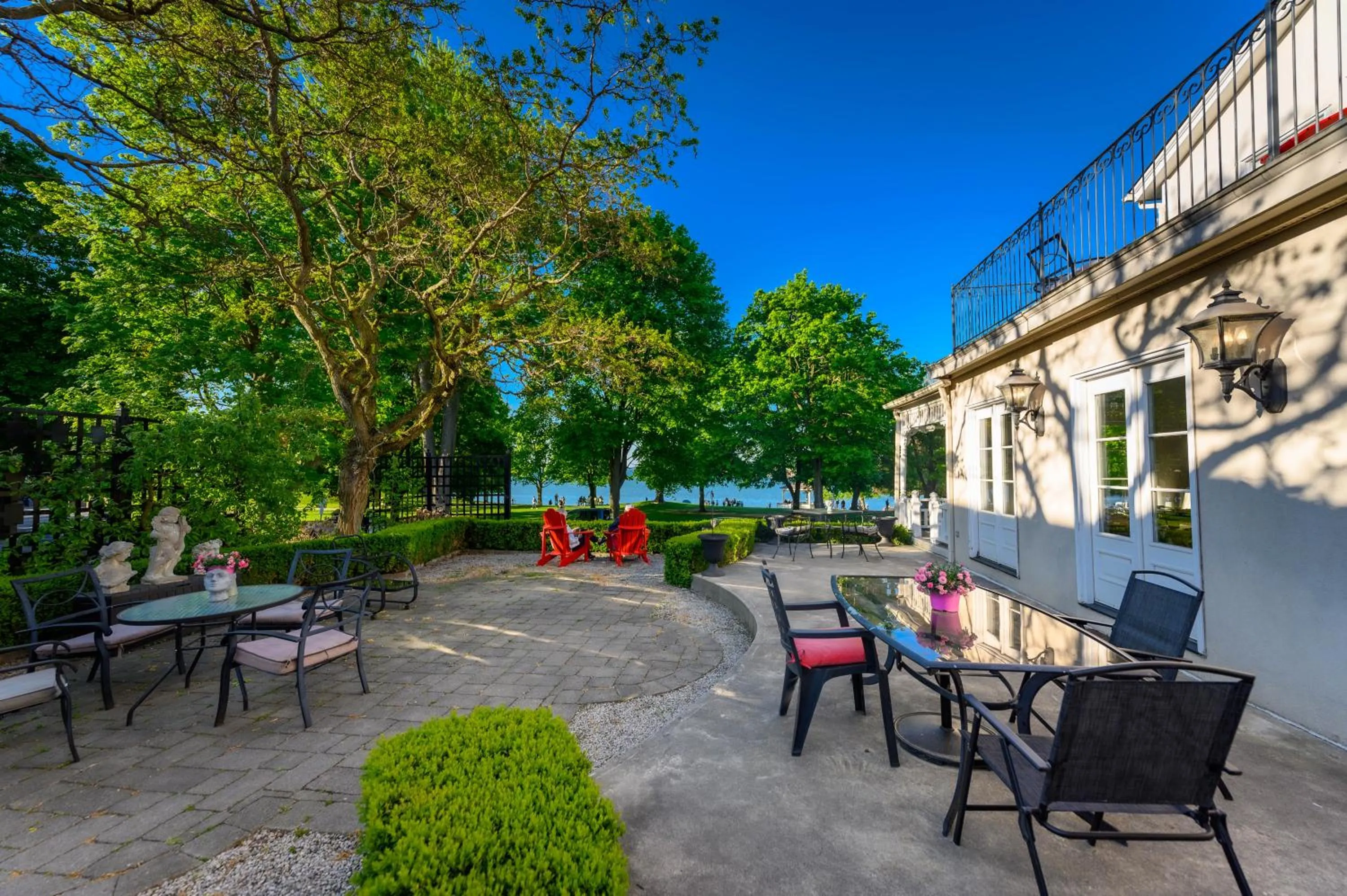 Garden in The Old Bank House