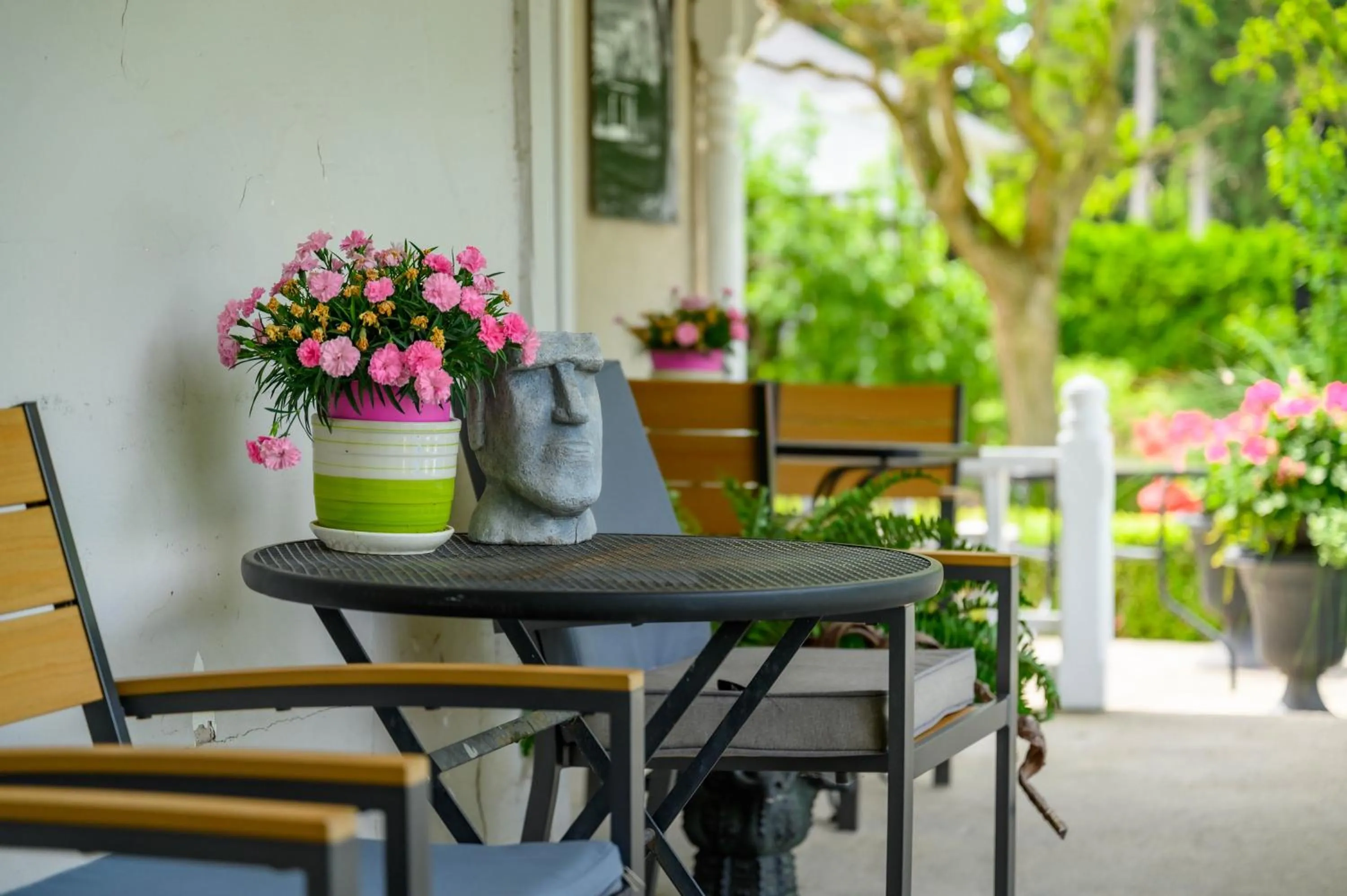 Patio in The Old Bank House