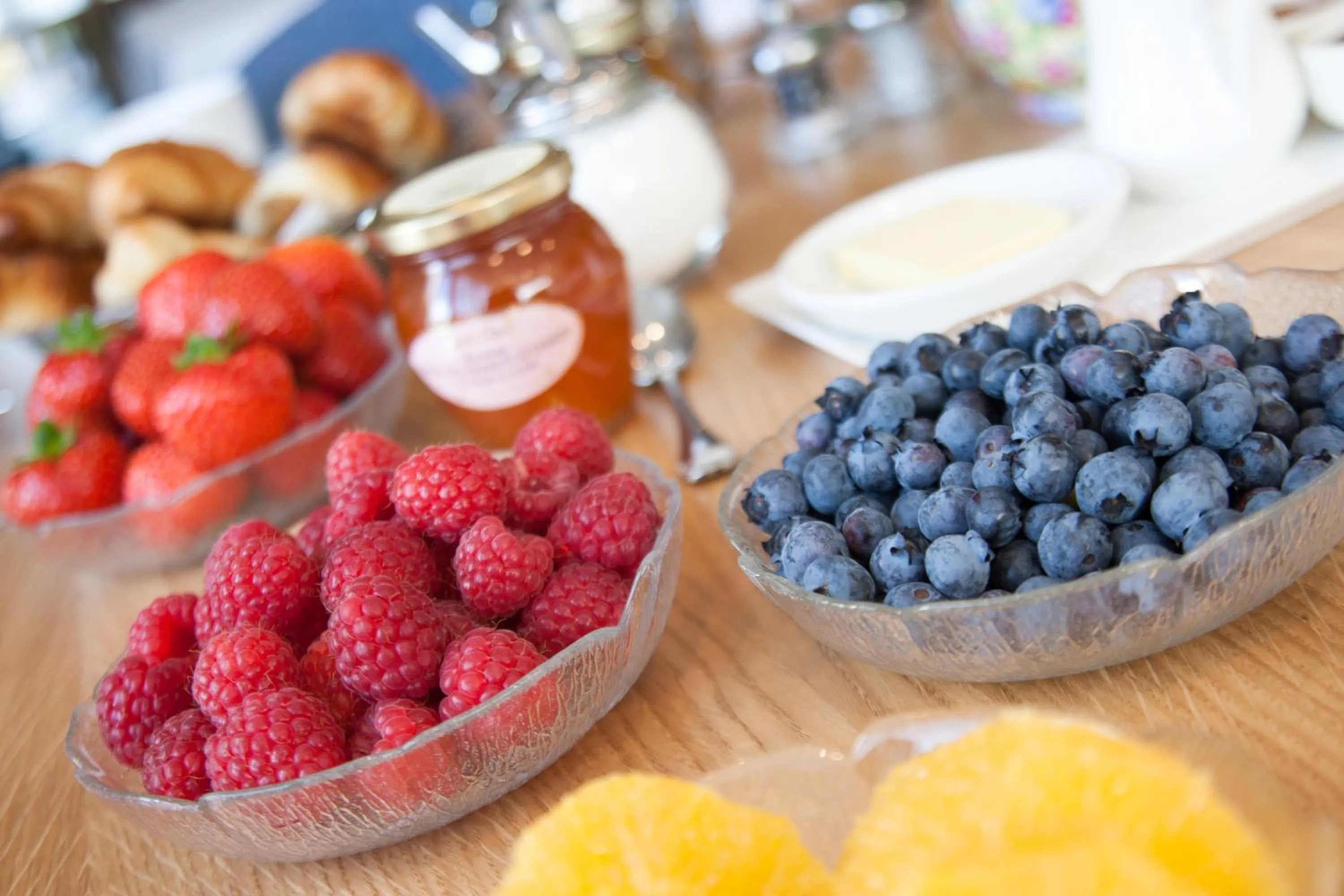 Continental breakfast in Sunny Brae Bed & Breakfast