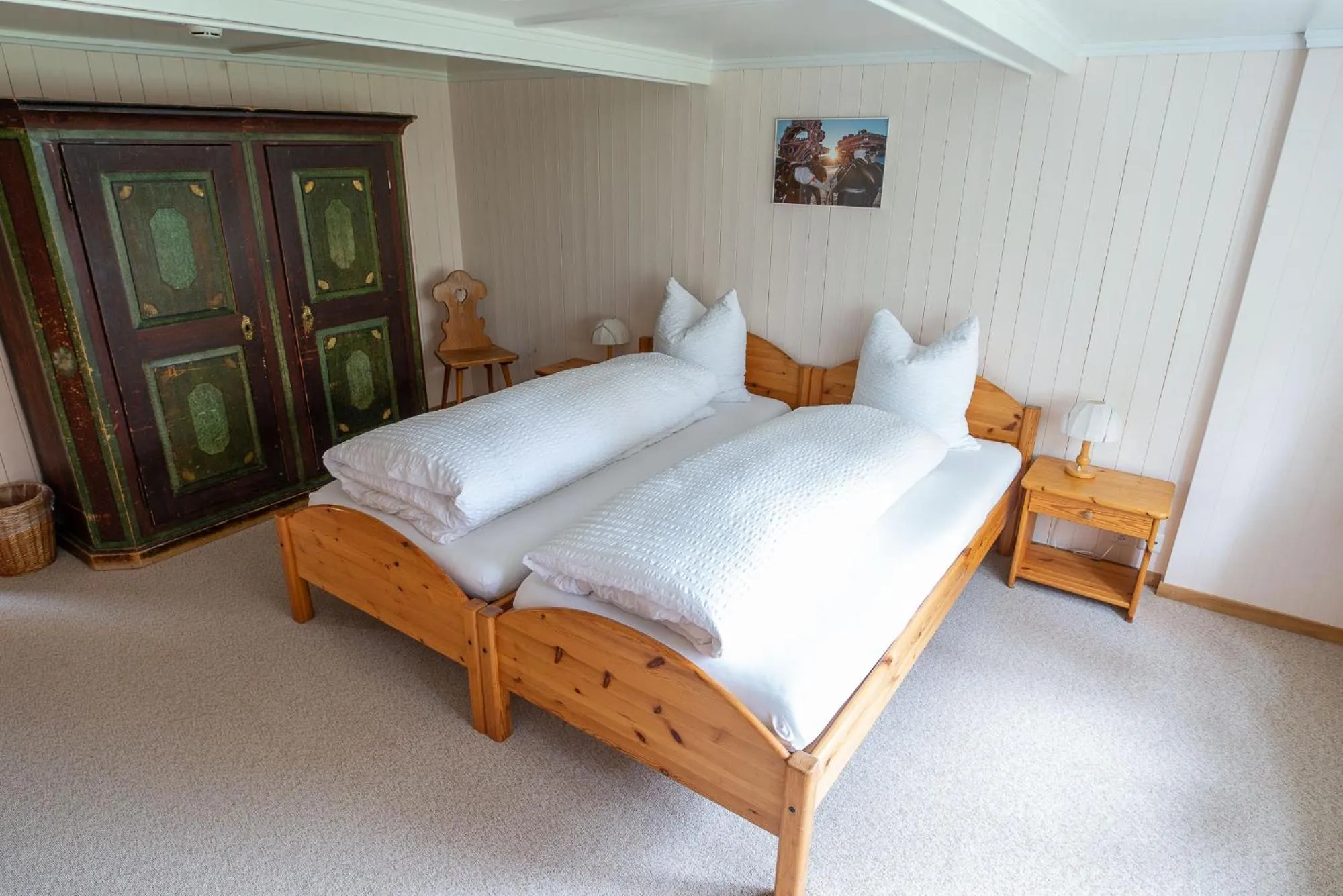 Photo of the whole room, Bed in Ferienhotel Idyll Gais