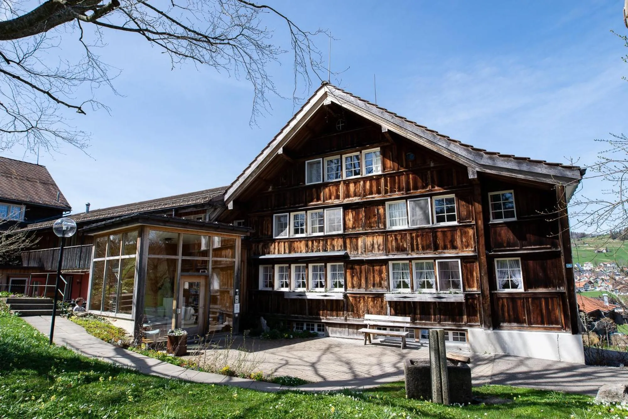 Facade/entrance in Ferienhotel Idyll Gais