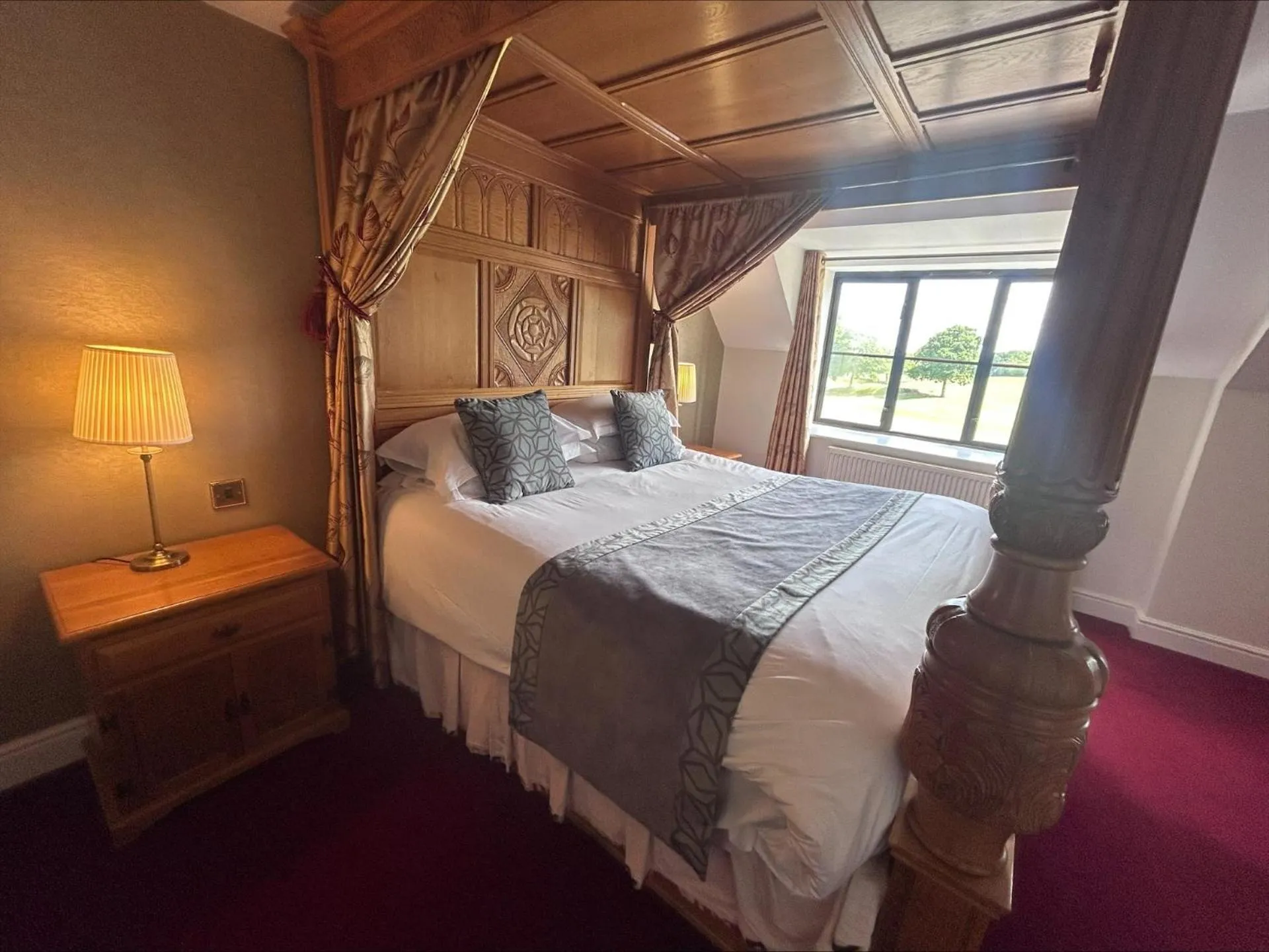 Bed in Woodbury Park Hotel & Spa