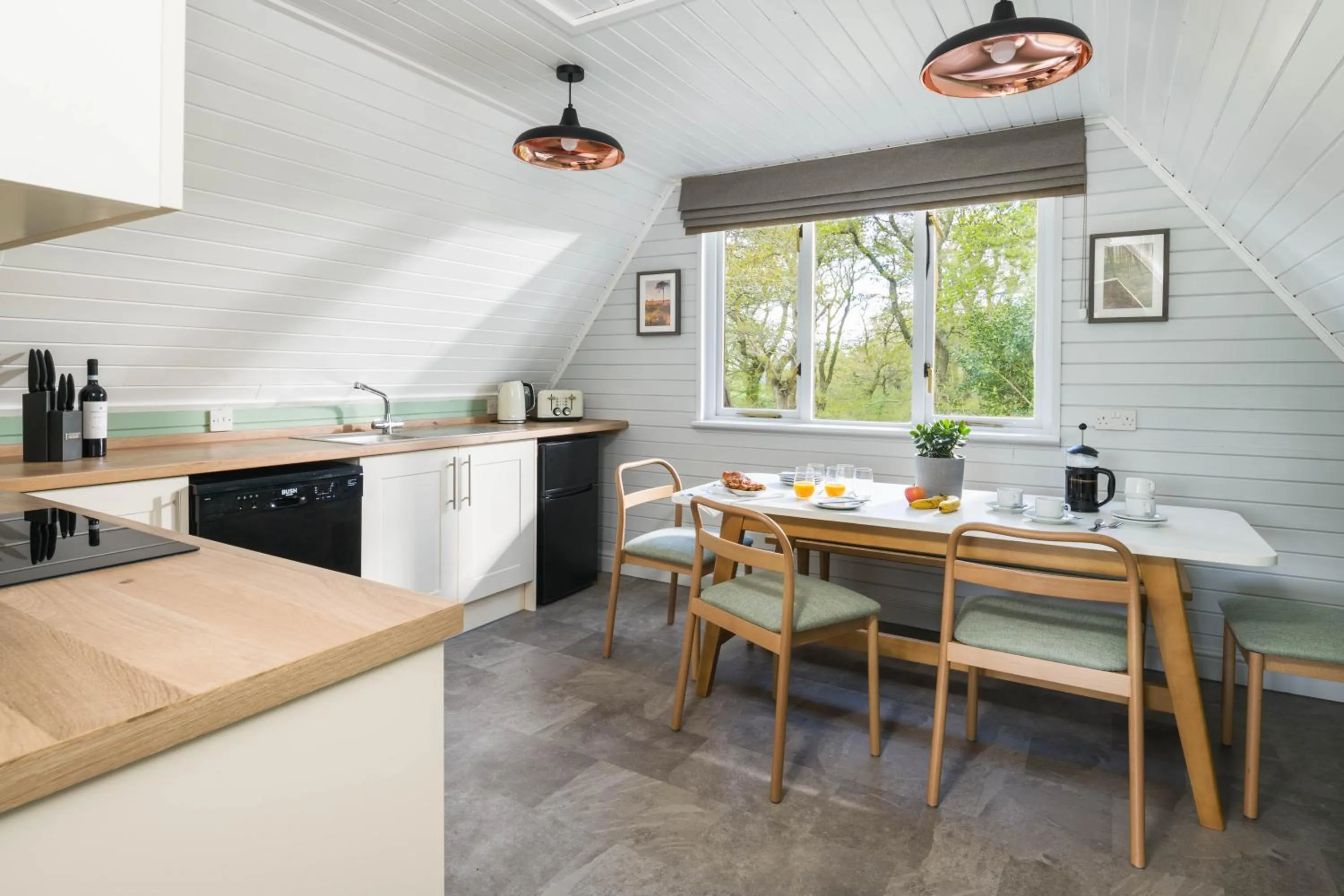 Kitchen or kitchenette in Woodbury Park Hotel & Spa