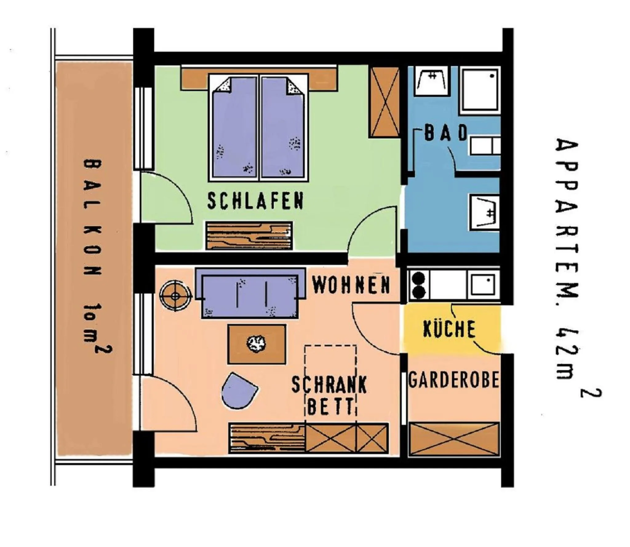 Photo of the whole room in Appartementhaus Josef