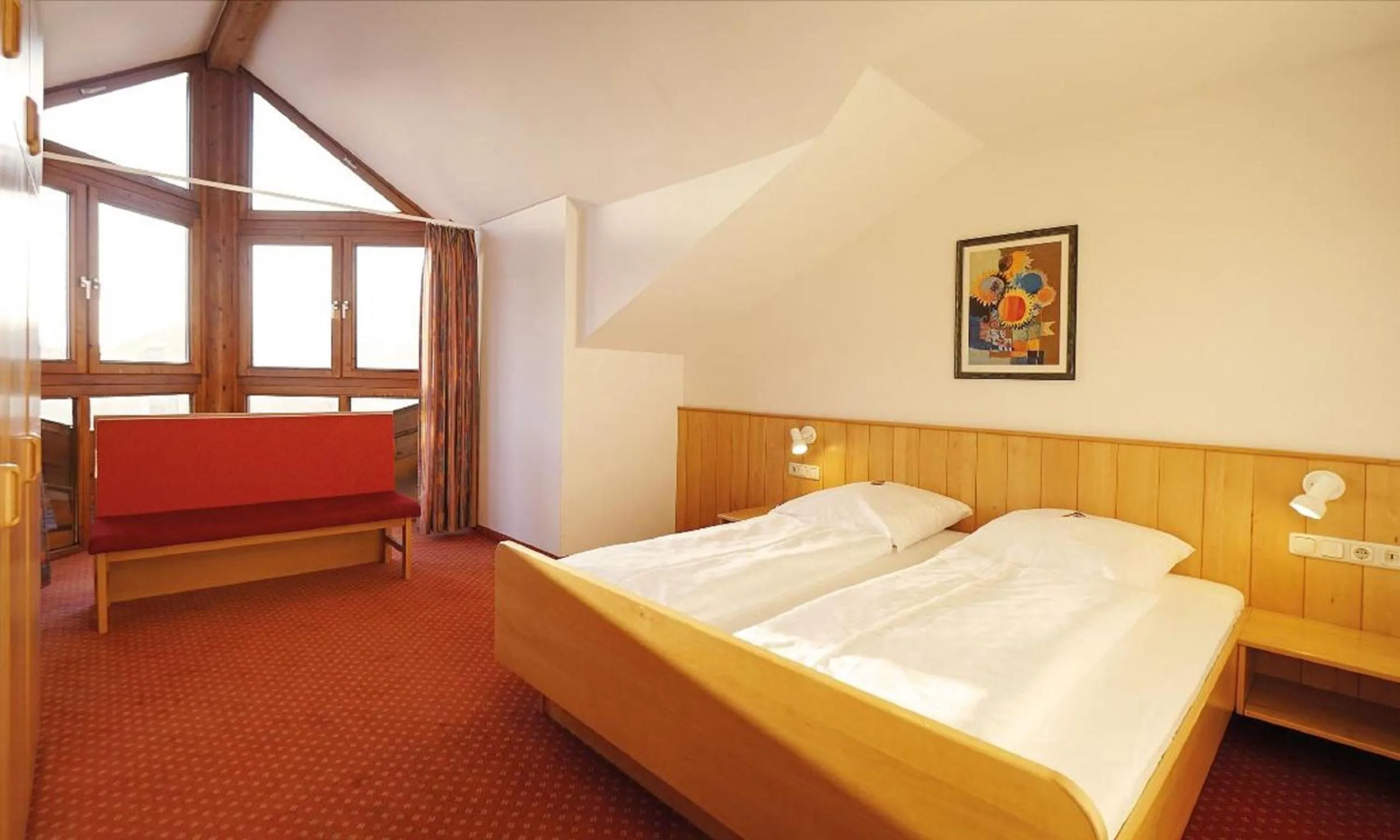 Bedroom, Bed in Appartementhaus Josef