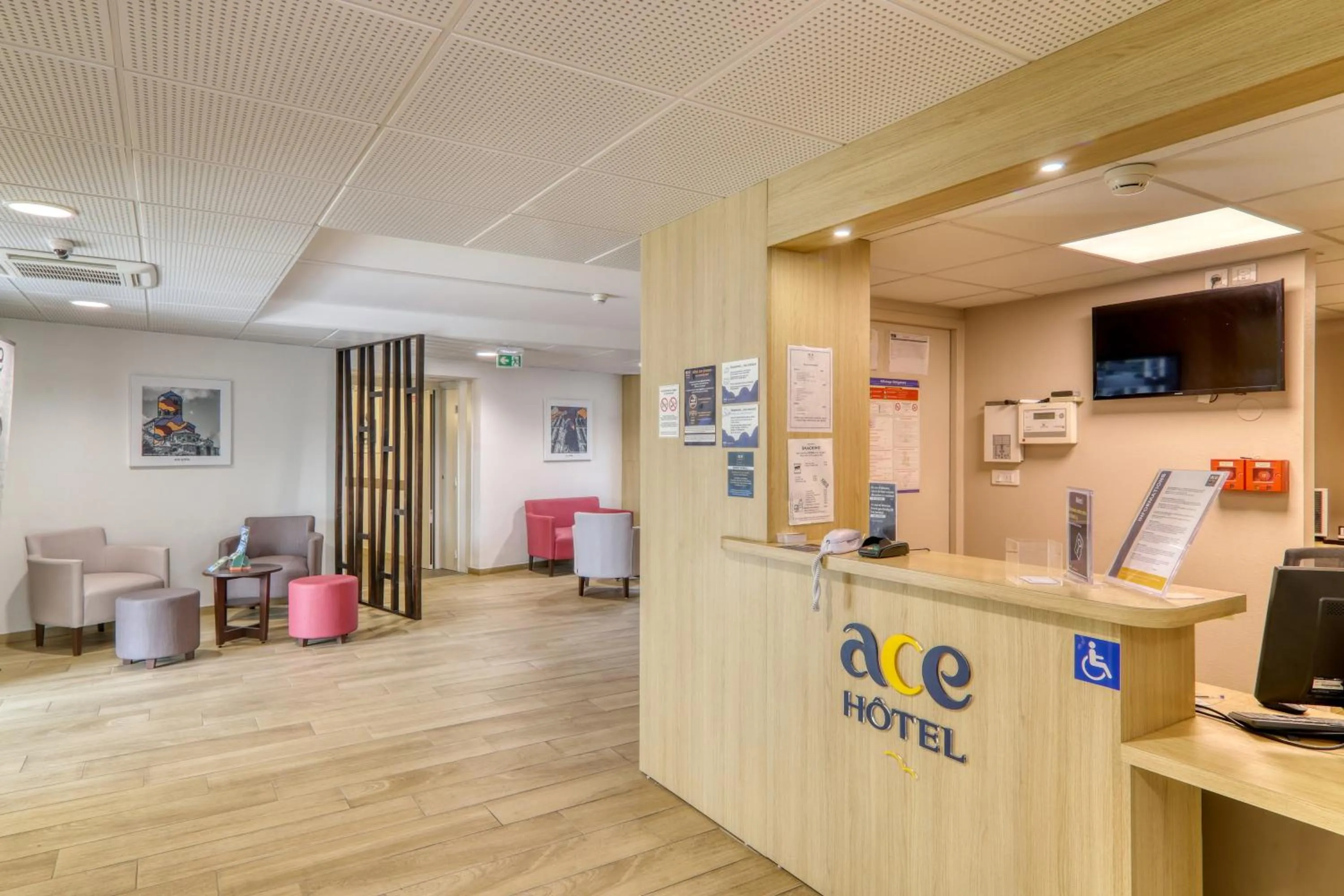 Lobby or reception in Ace Hotel Issoire