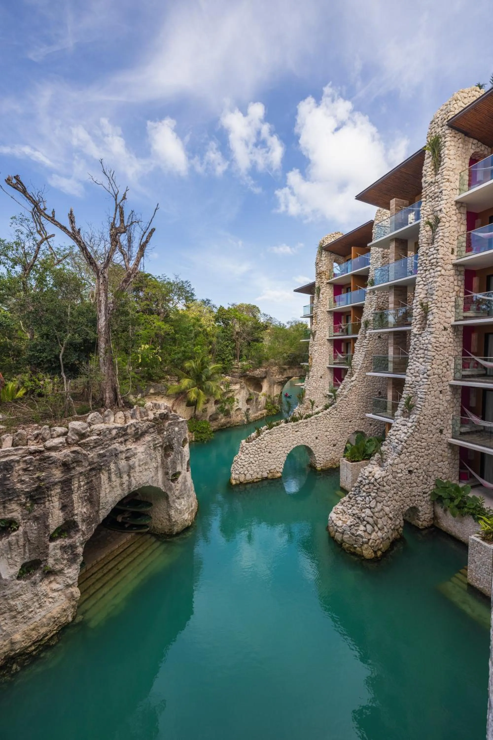 Property building in Hotel Xcaret Mexico All Parks All Fun Inclusive