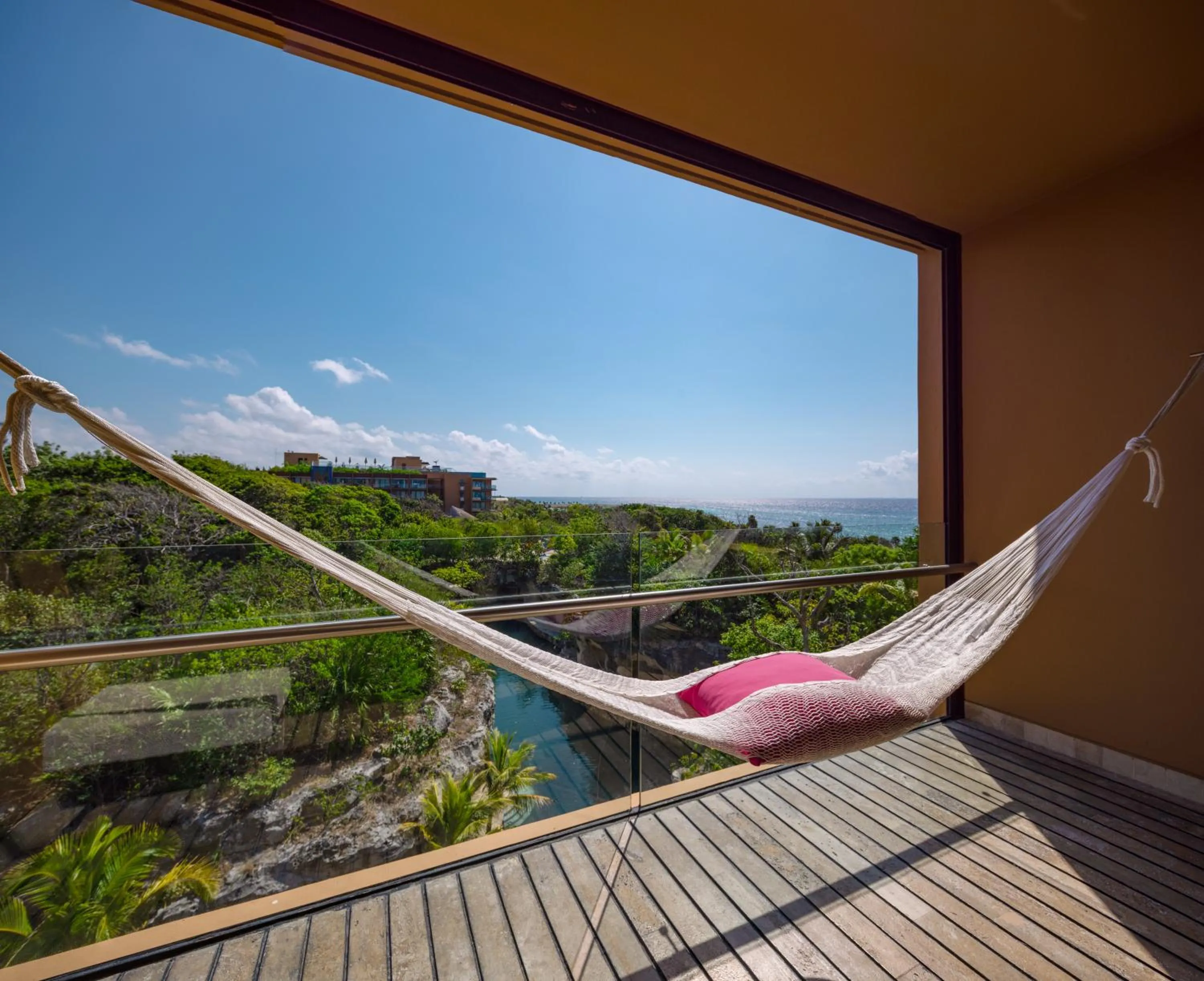 Balcony/Terrace in Hotel Xcaret Mexico All Parks All Fun Inclusive