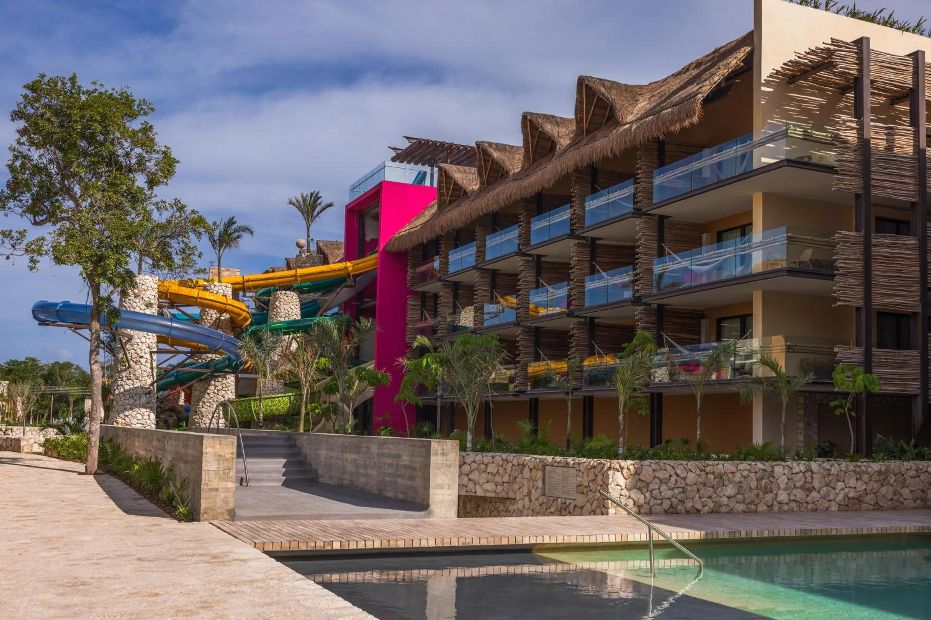 Property building in Hotel Xcaret Mexico All Parks All Fun Inclusive