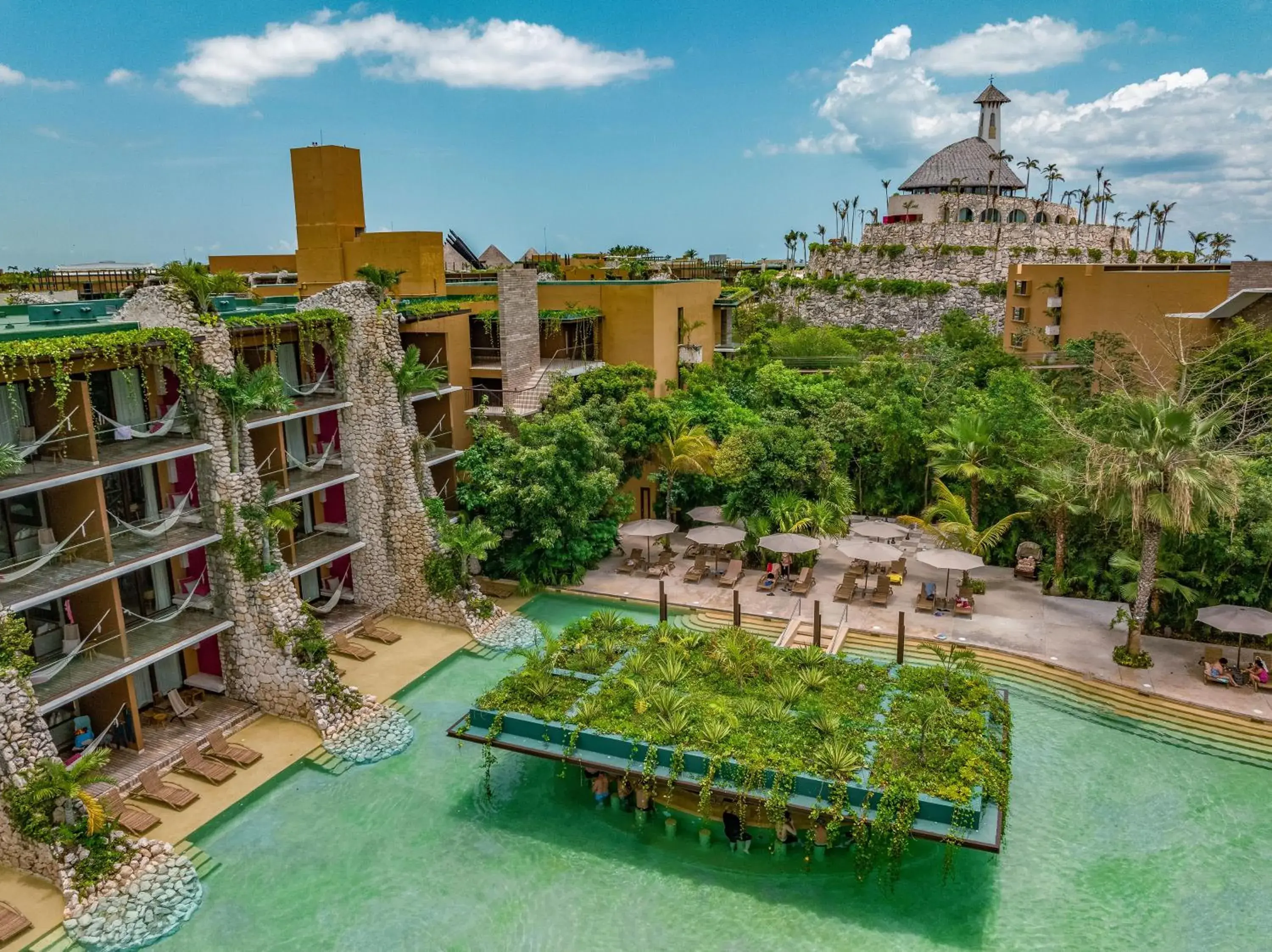 Bird's eye view in Hotel Xcaret Mexico All Parks All Fun Inclusive Bird's eye view in Hotel Xcaret Mexico All Parks All Fun Inclusive