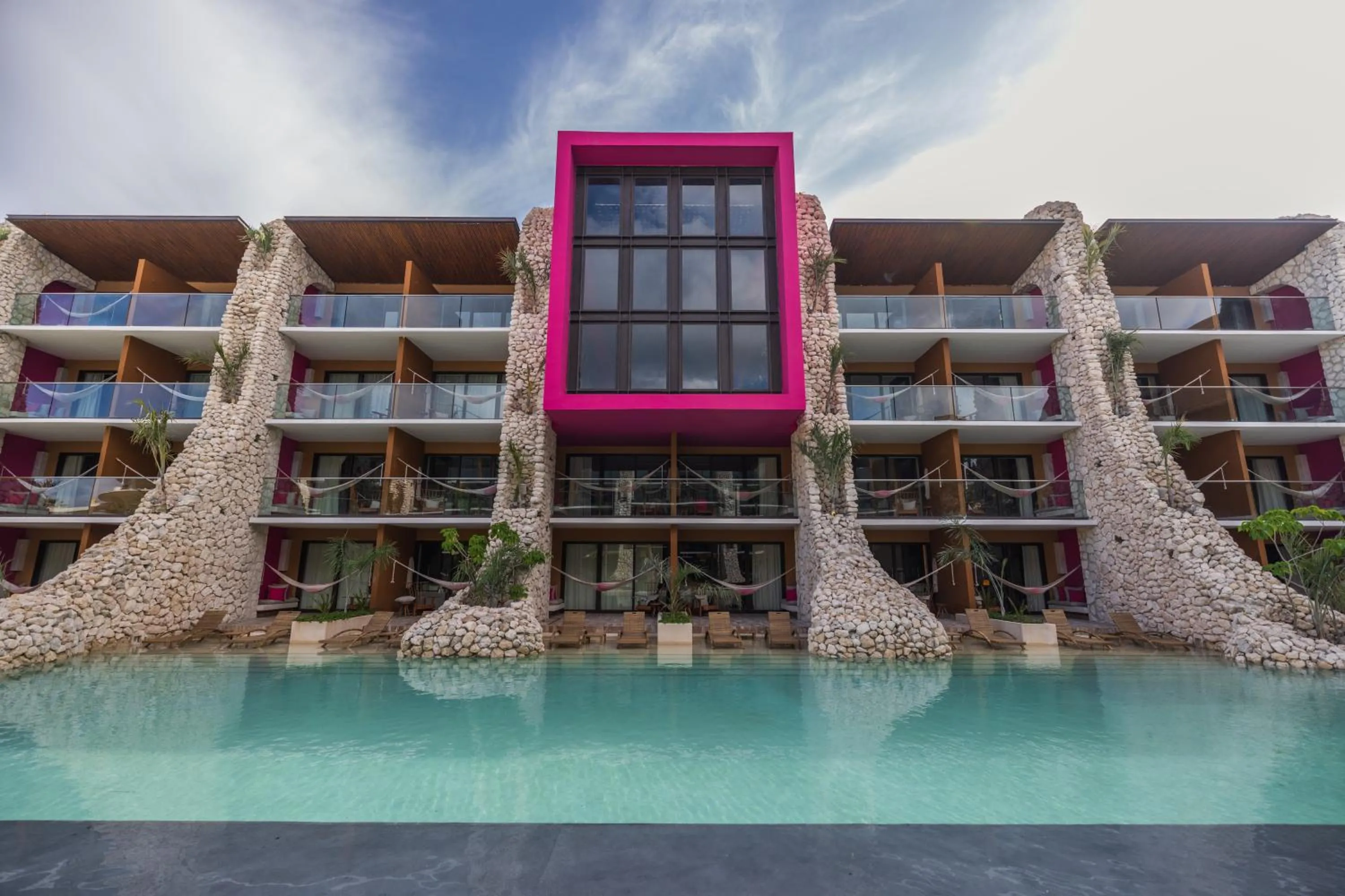 Property building in Hotel Xcaret Mexico All Parks All Fun Inclusive