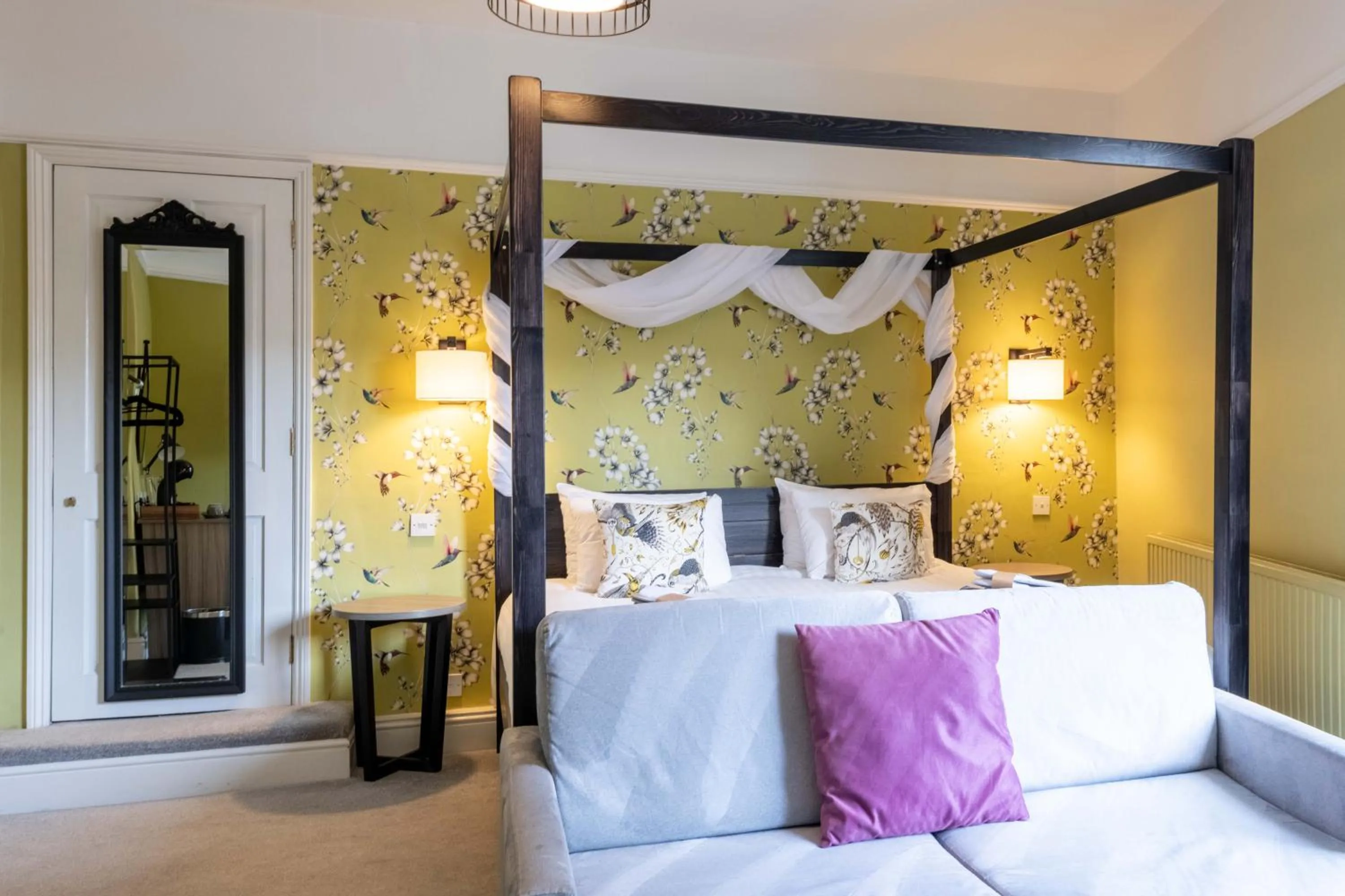 Bed in Wisteria Hotel