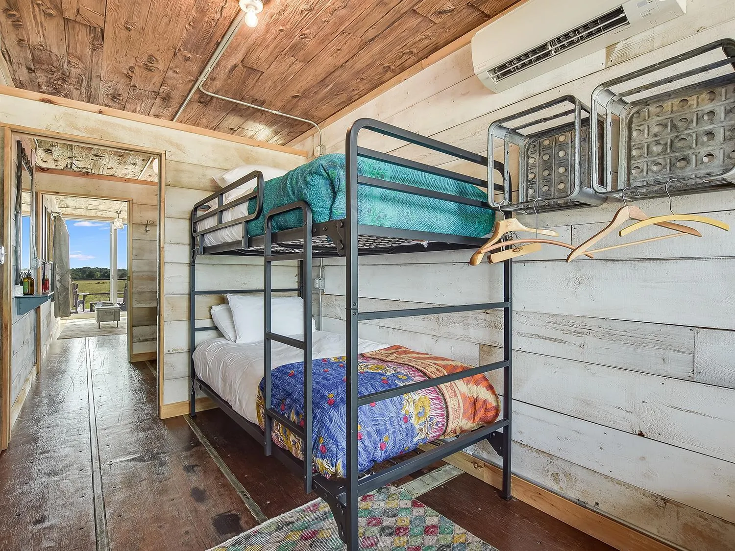 bunk bed, Bed in FlopHouze Shipping Container Hotel