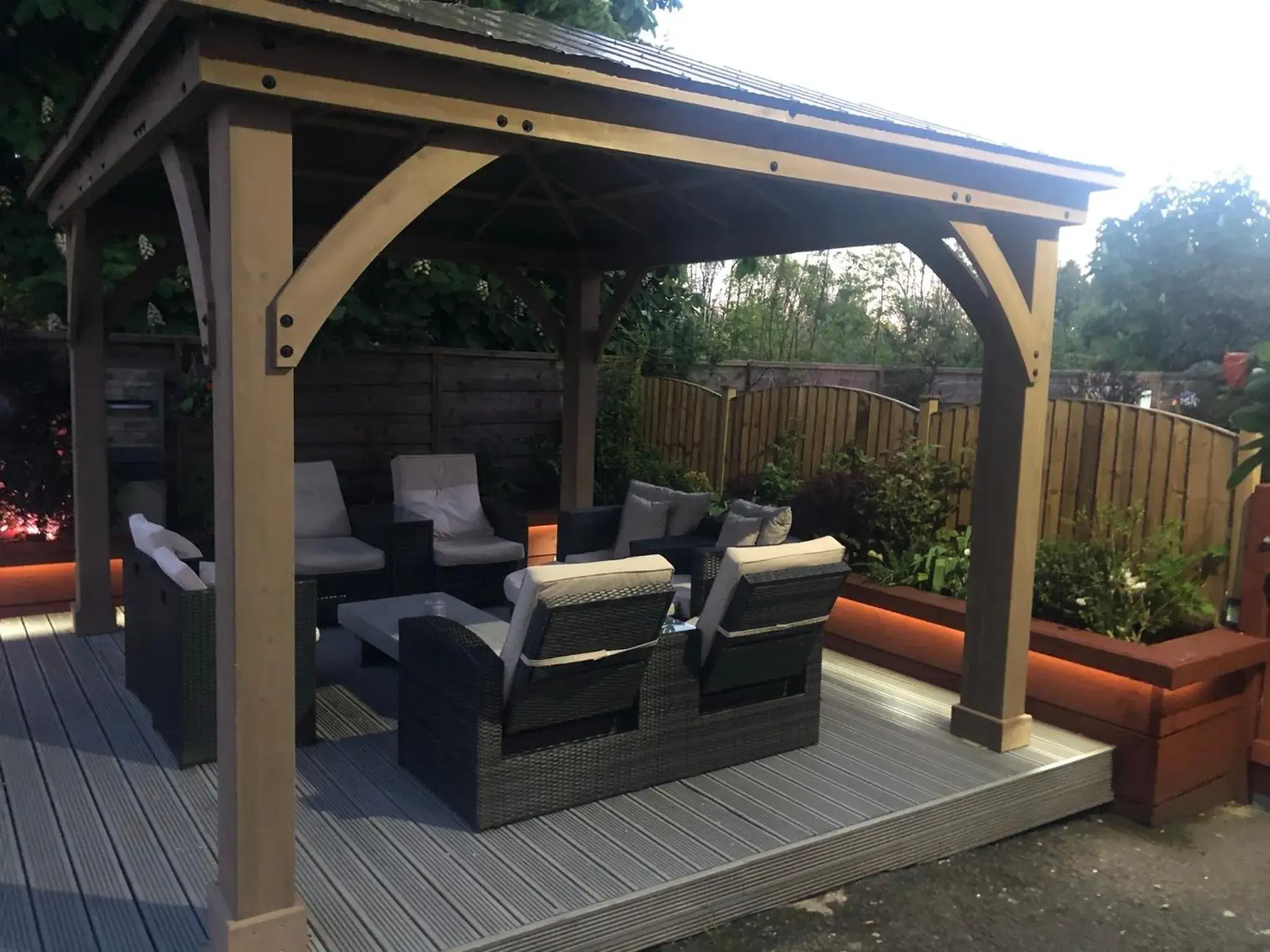 Patio in Hendham House Patio in Hendham House