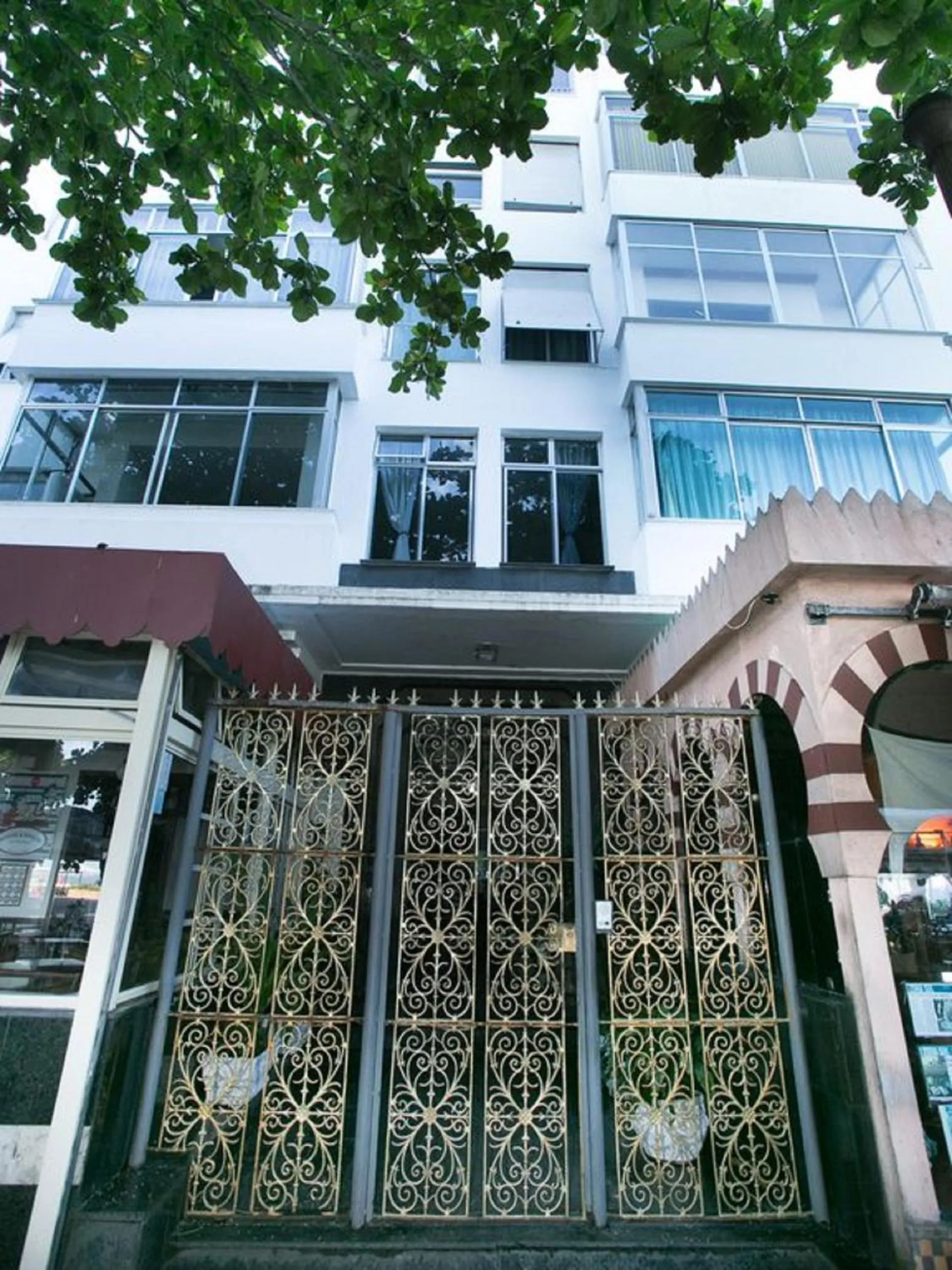 Facade/entrance in Deslumbrante vista para a Praia de Copacabana.