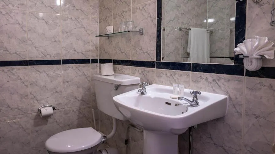 Toilet in Harrington Hall